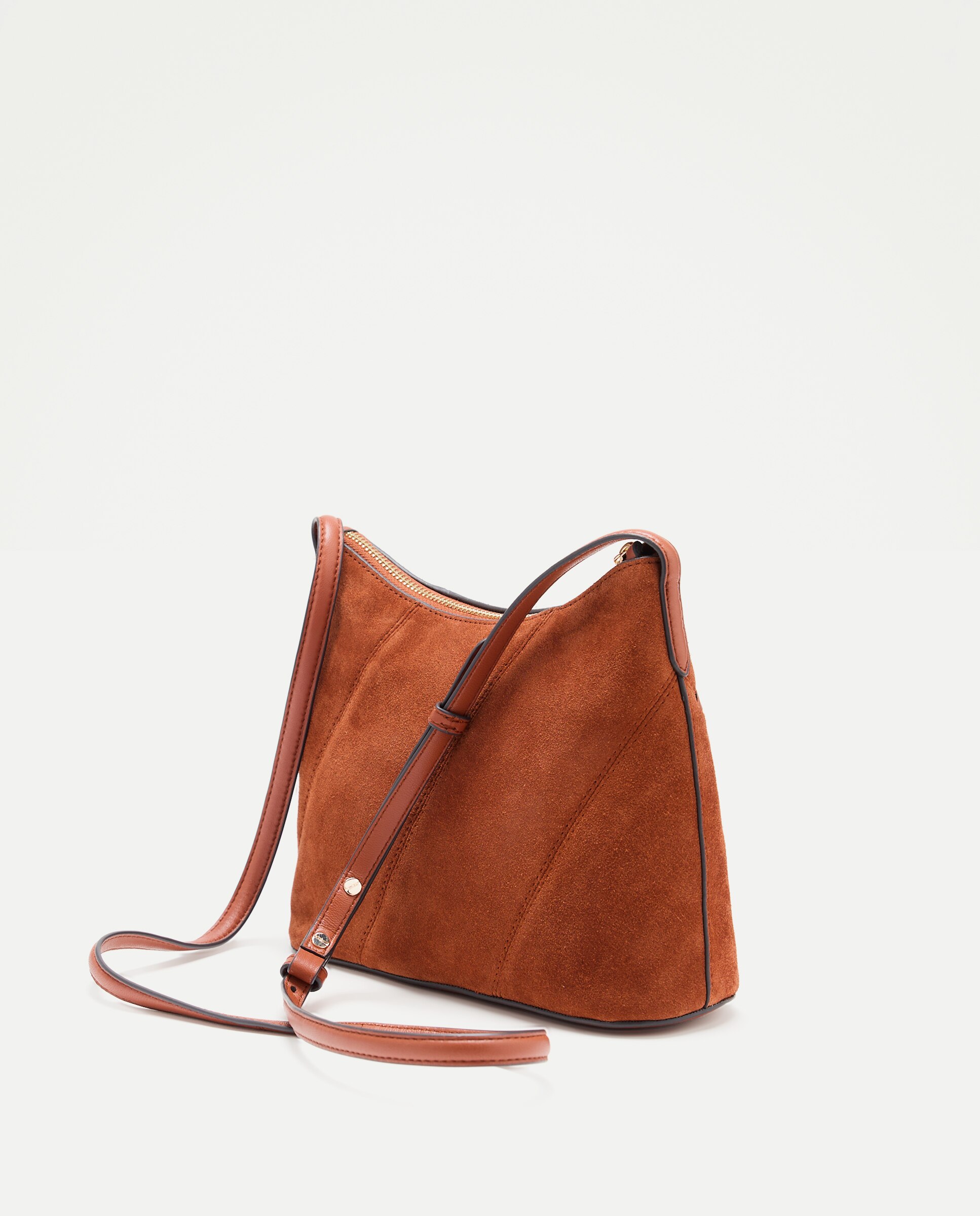 Imagen 2 de Bolso shopper de ante con pasadas piel - Latouche - 770 Terracota 770 Terracota