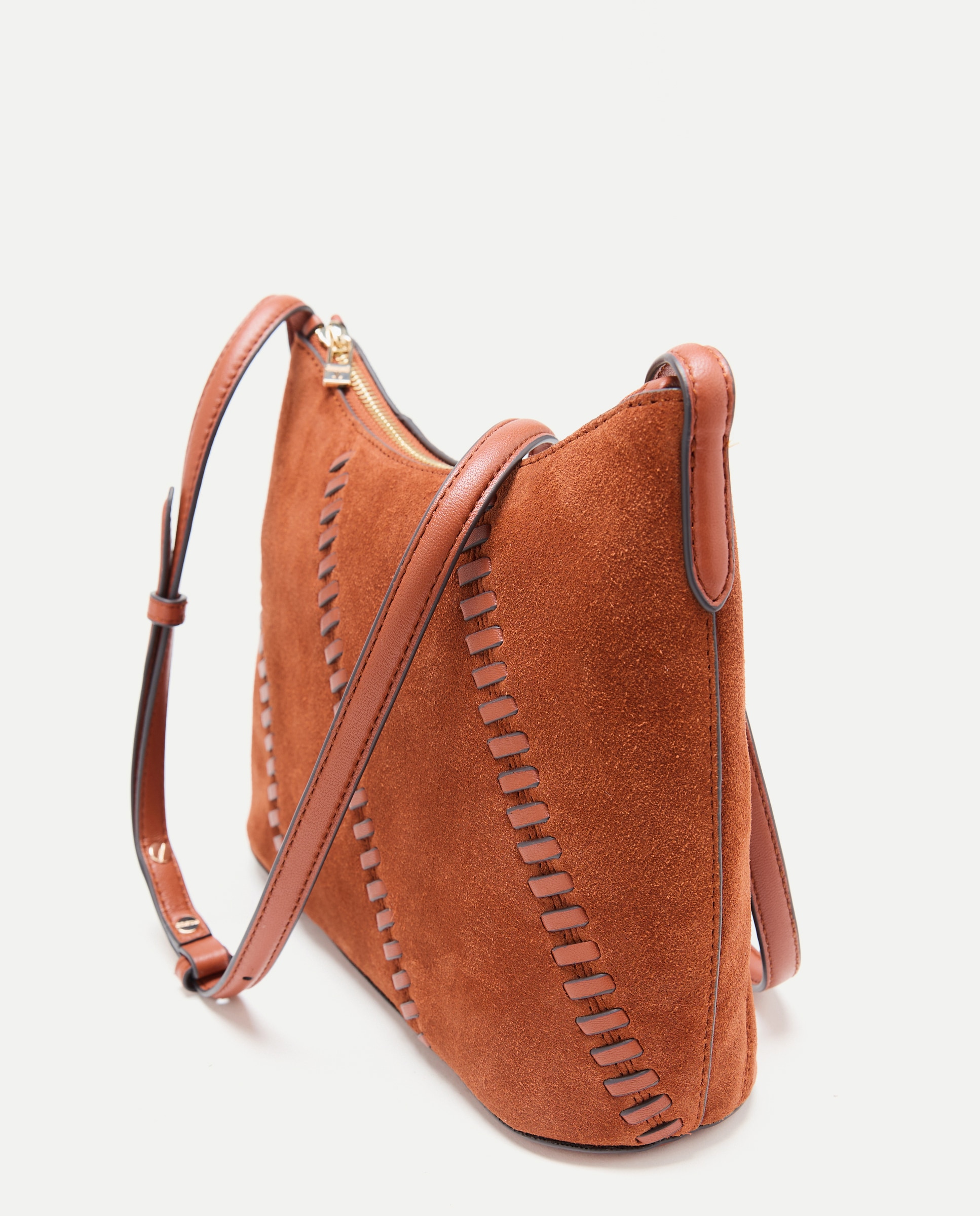 Imagen 4 de Bolso shopper de ante con pasadas piel - Latouche - 770 Terracota 770 Terracota