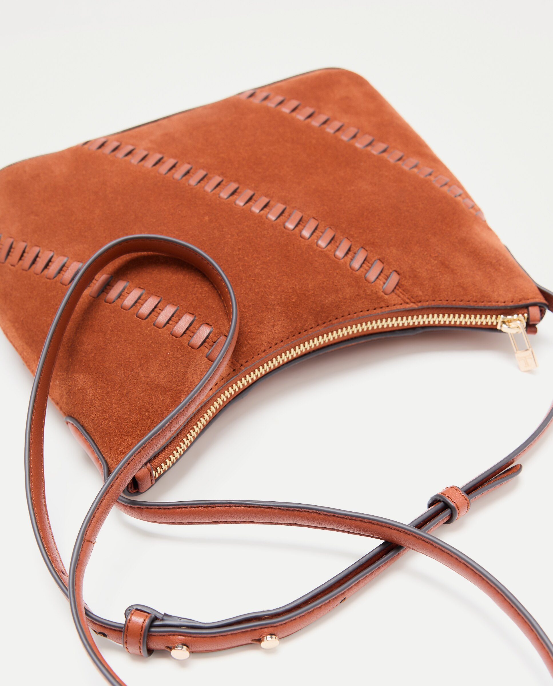 Imagen 5 de Bolso shopper de ante con pasadas piel - Latouche - 770 Terracota 770 Terracota