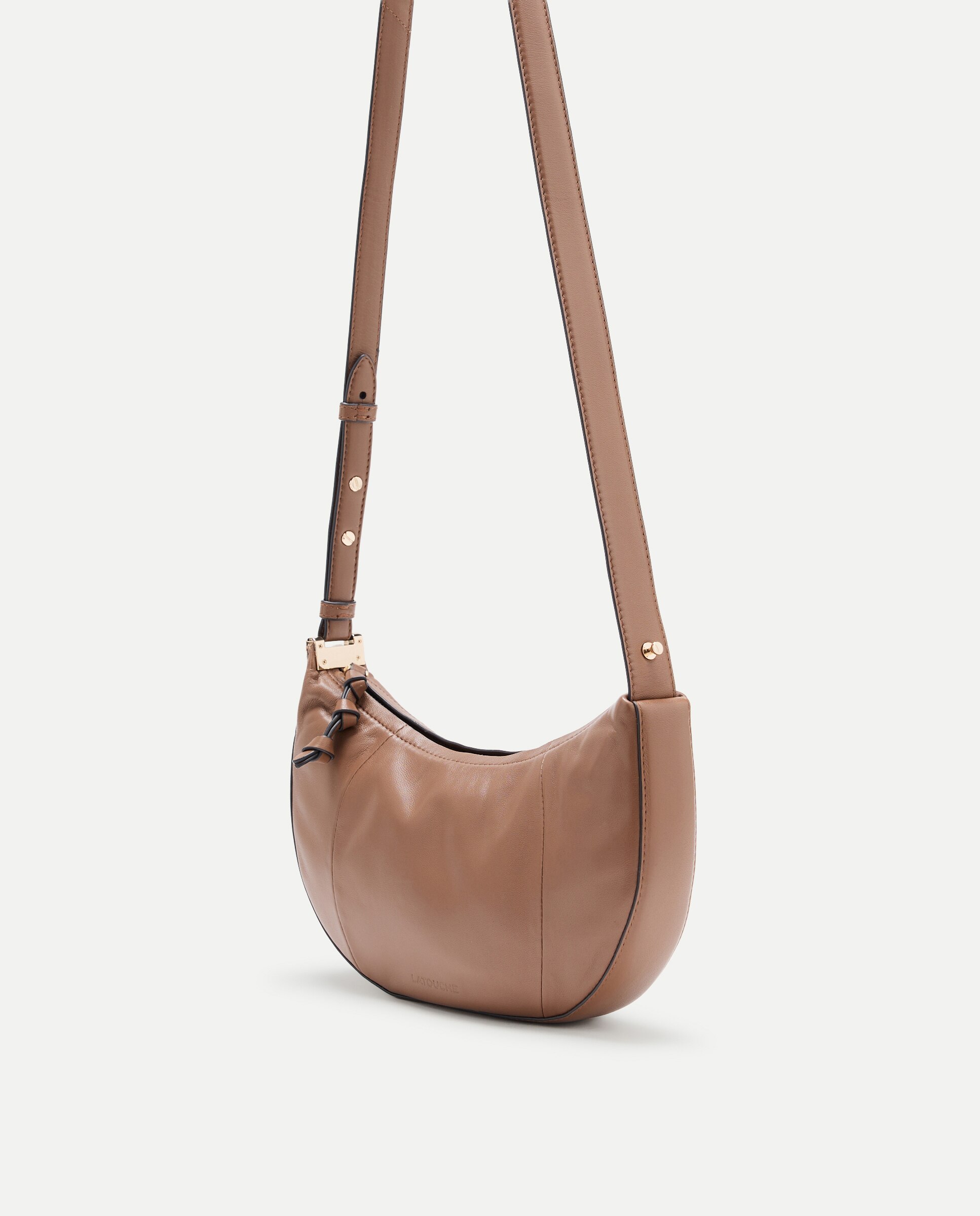 Imagen 3 de Bolso shopper de napa media luna - Latouche - 730 Camel 730 Camel