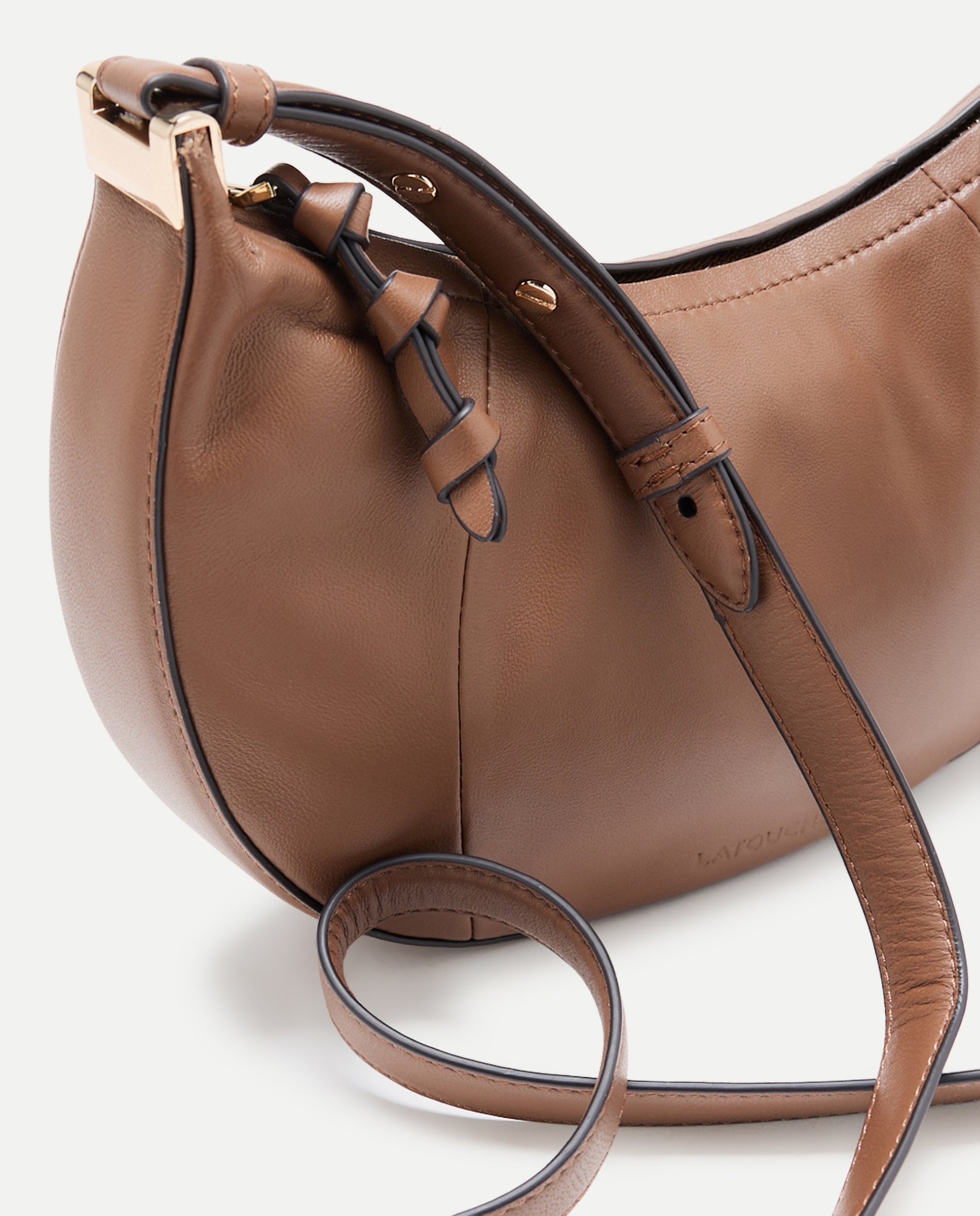 Imagen 4 de Bolso shopper de napa media luna - Latouche - 730 Camel 730 Camel