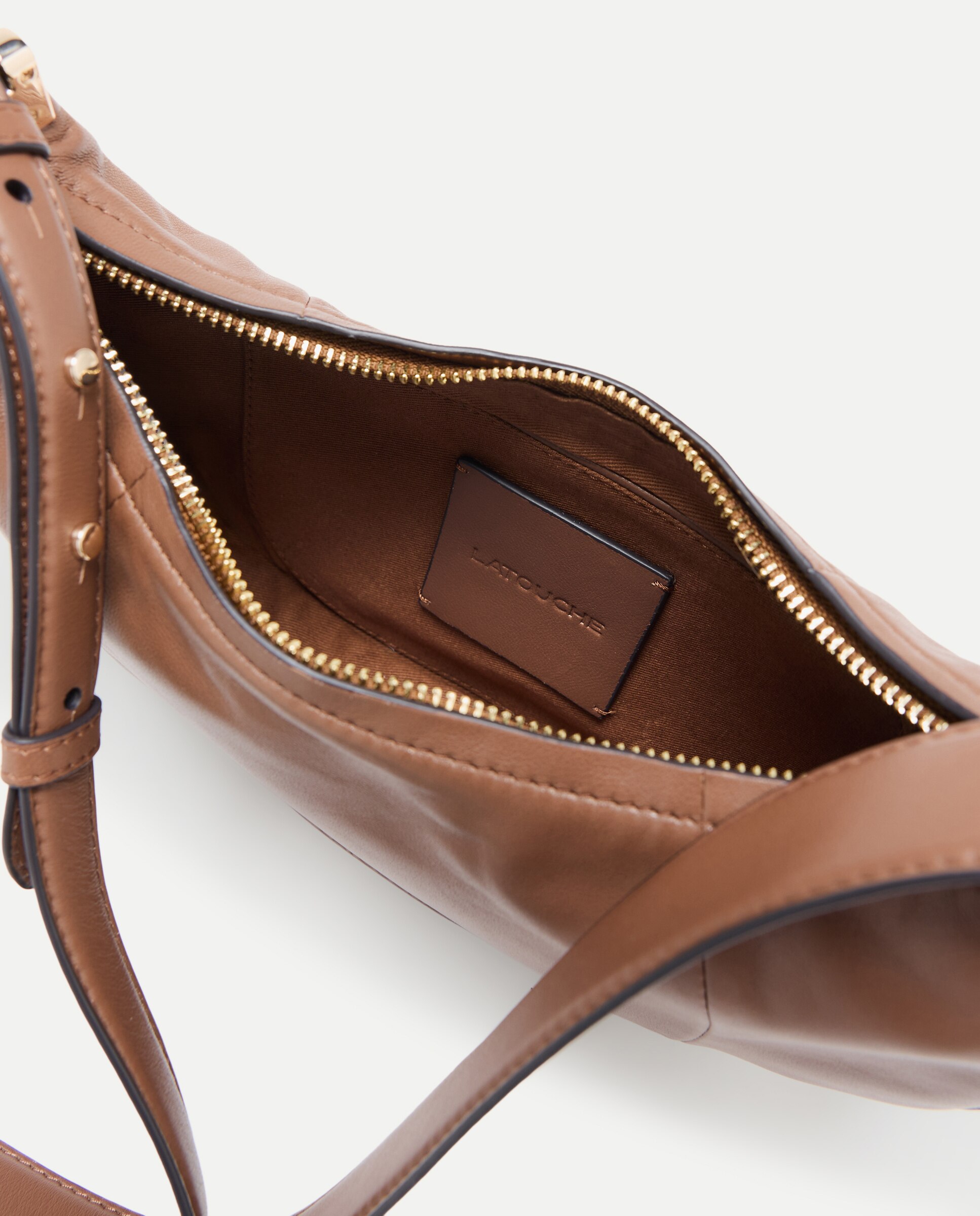 Imagen 5 de Bolso shopper de napa media luna - Latouche - 730 Camel 730 Camel
