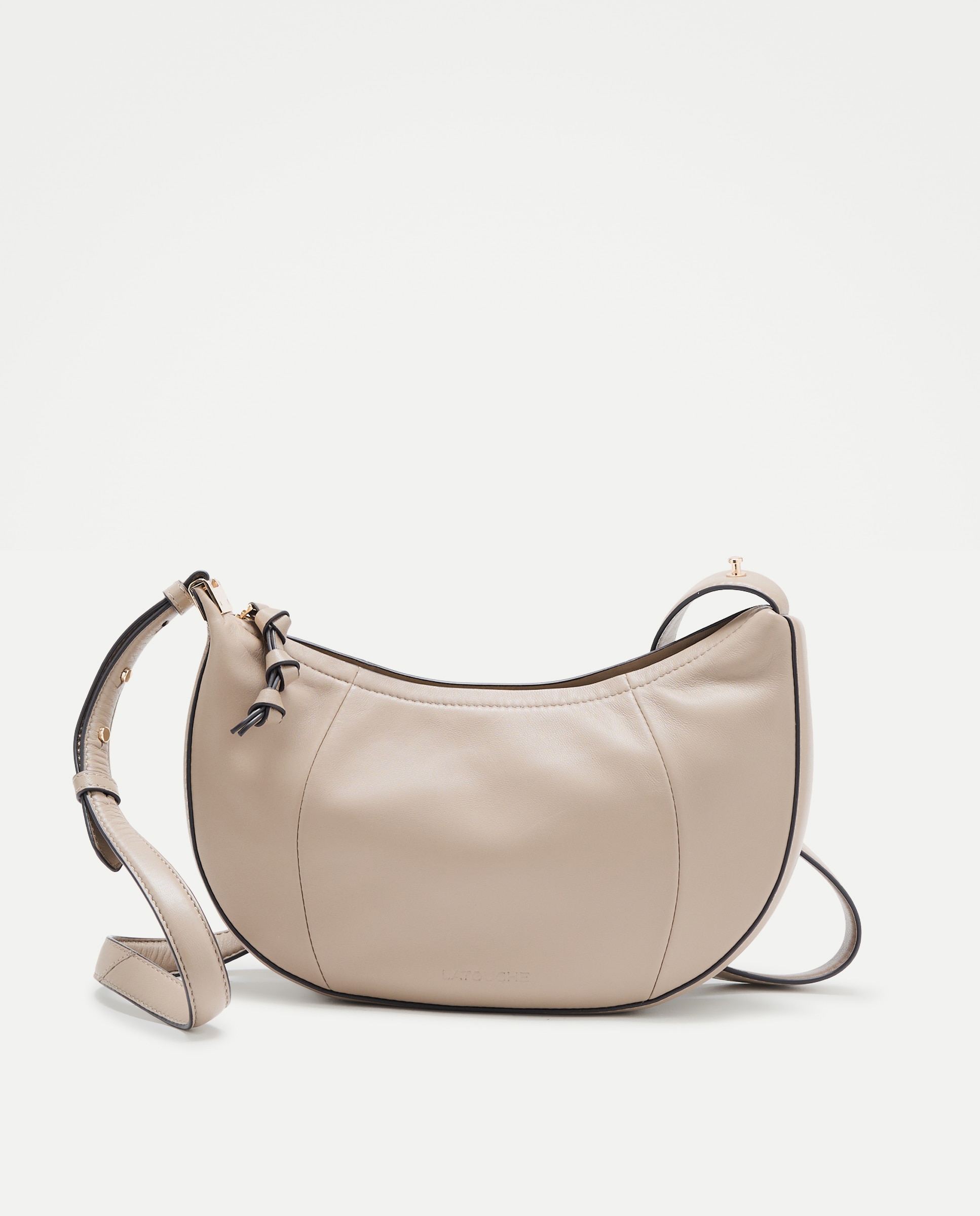Imagem 0 de Mala Shopper Meia-Lua de Napa