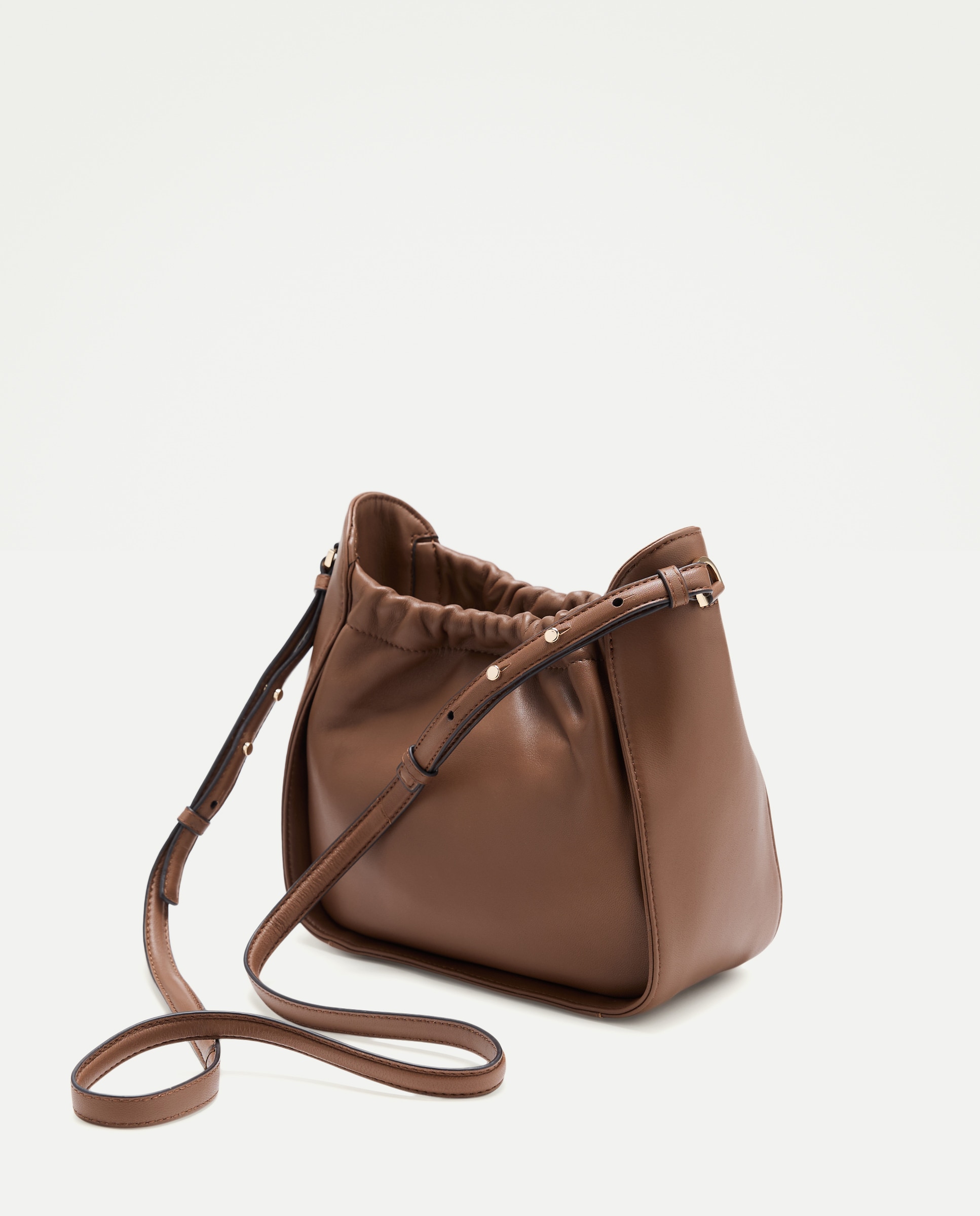 Crossbody en napa con cierre metálico - Latouche - 730 Camel 730 Camel-2