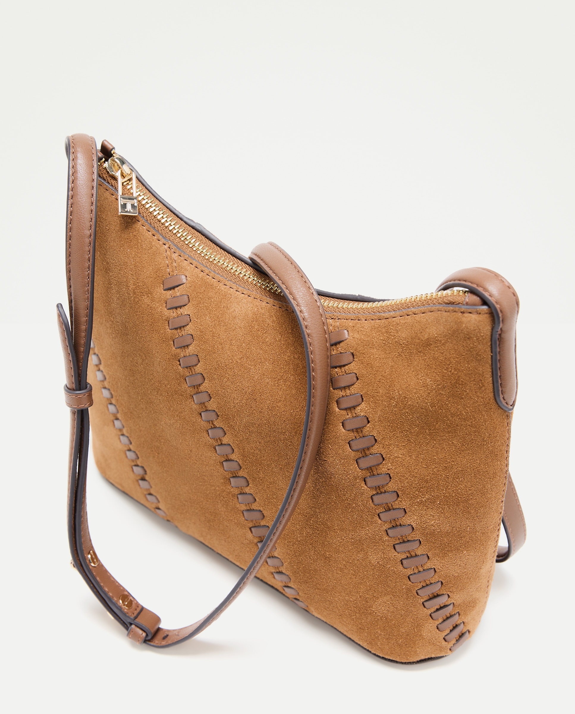 Imagen 4 de Bolso shopper de ante con pasadas piel - Latouche - Tostado Tostado