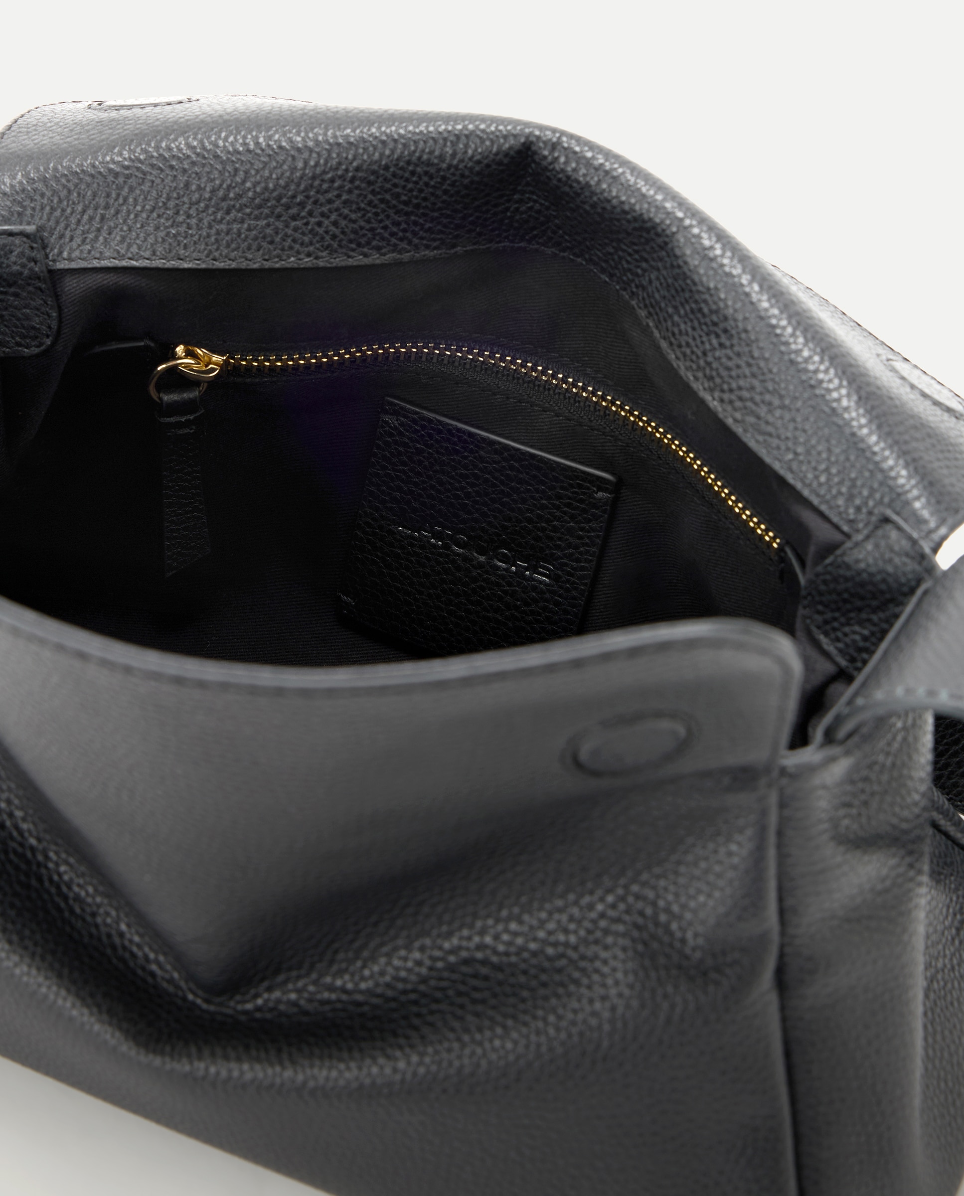 Bolso bandolera de piel - Latouche - Negro Negro-5