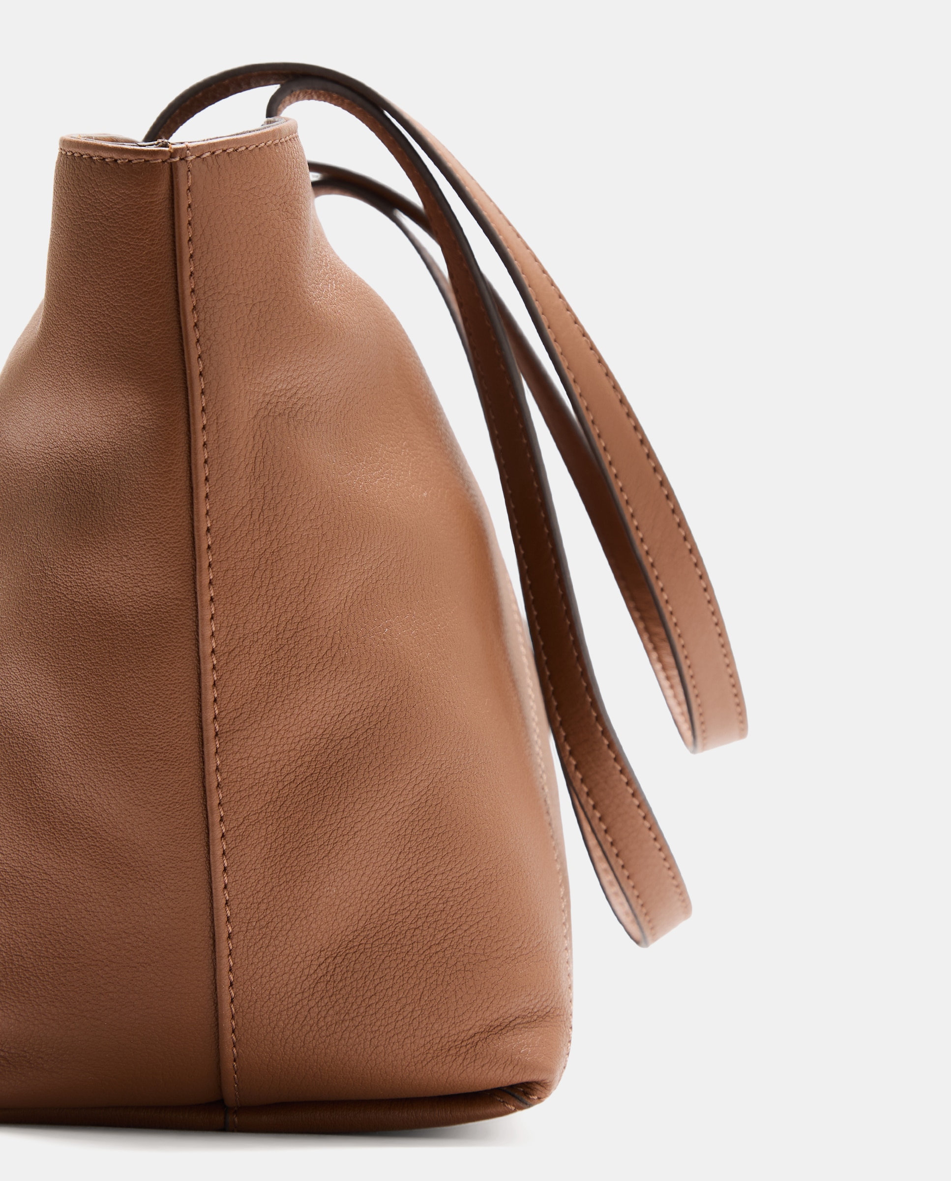 Shopper piezas cremallera piel - Latouche - Blanco 730 Camel-3
