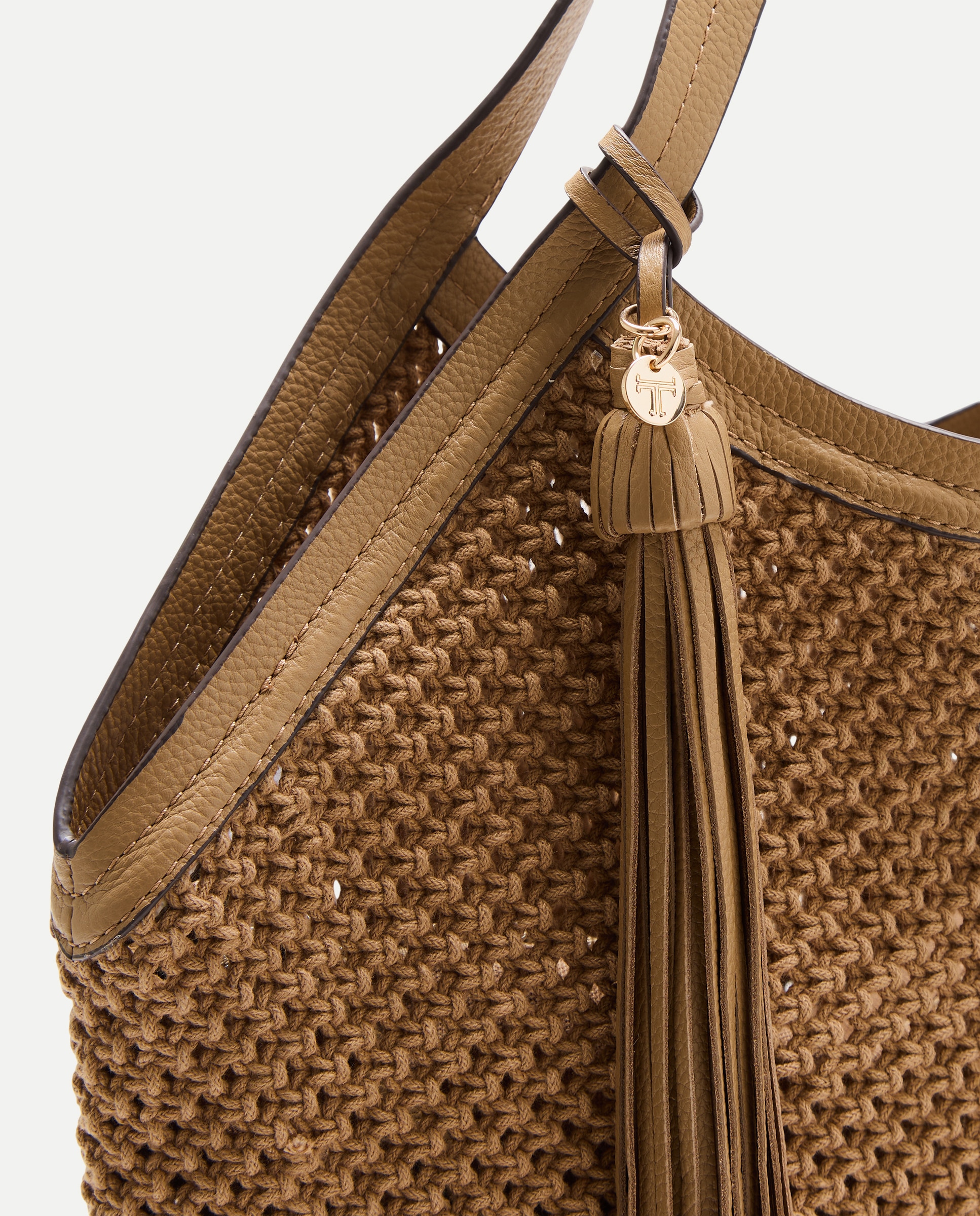 Shopper em Crochet com Pele Verde-4