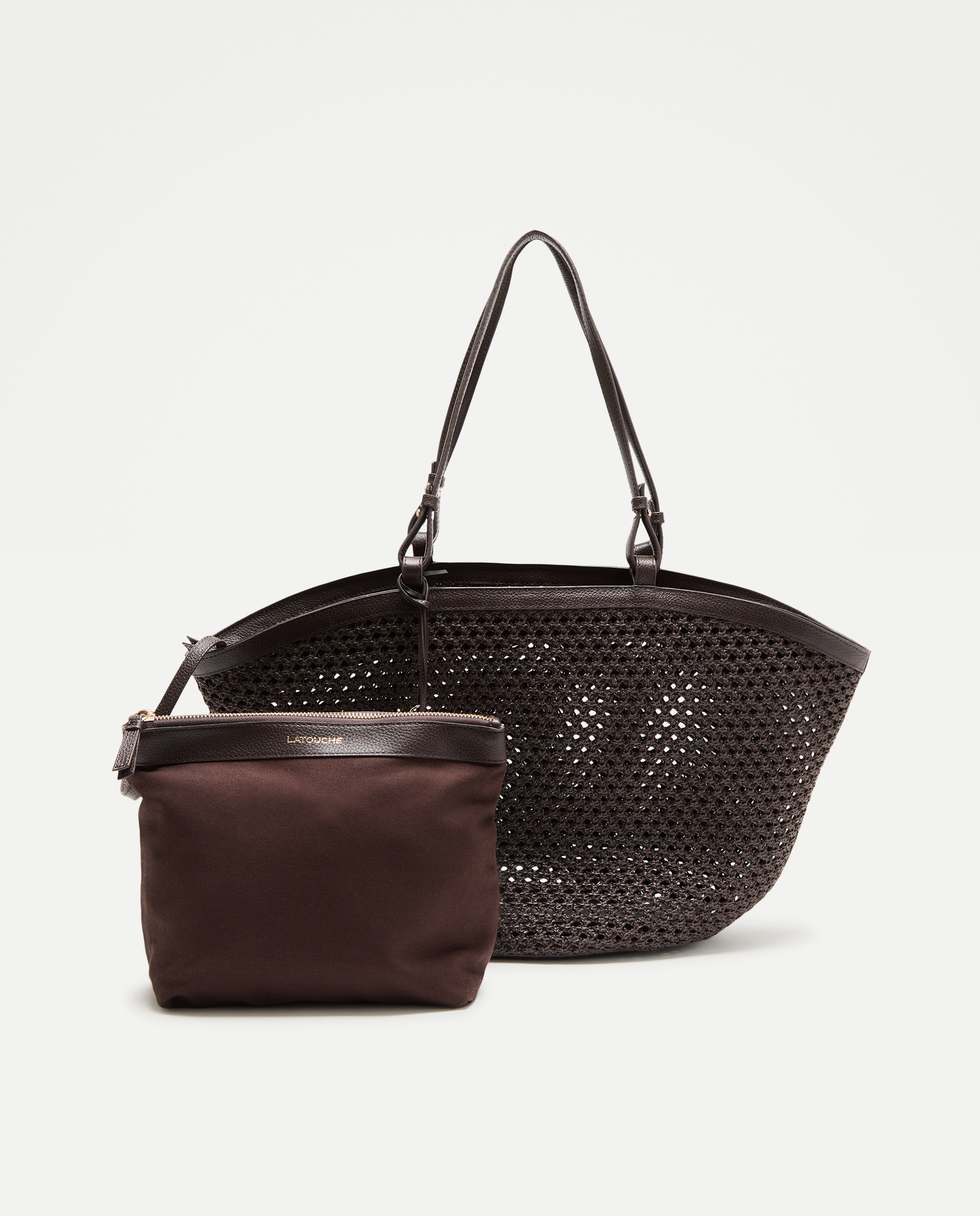 Shopper em Rede com Pele Castanho-3