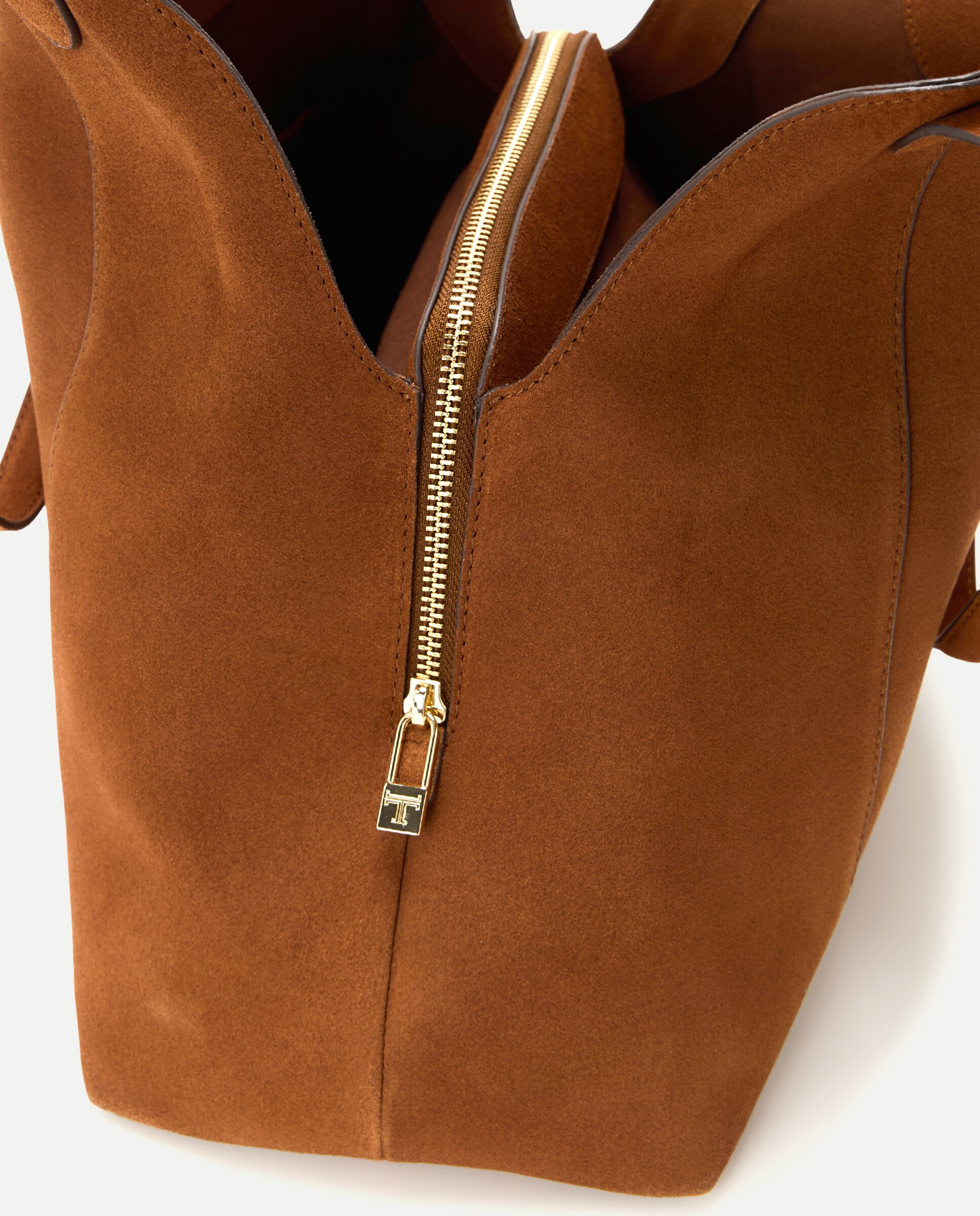 Bolso bandolera triple bolsillo piel - Latouche - Toffee Toffee-3