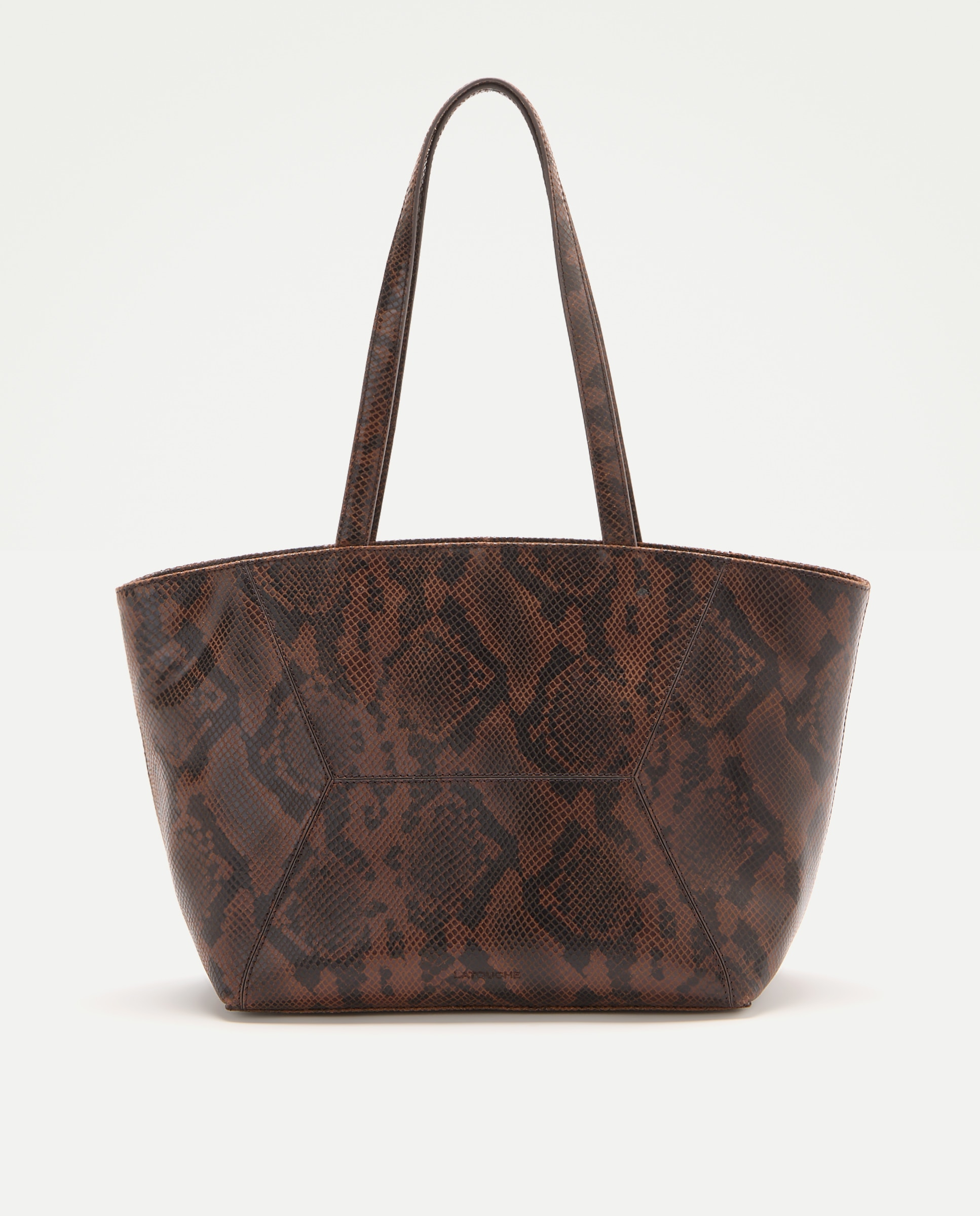 Imagem 0 de Mala Shopper em Pele com Efeito Serpente
