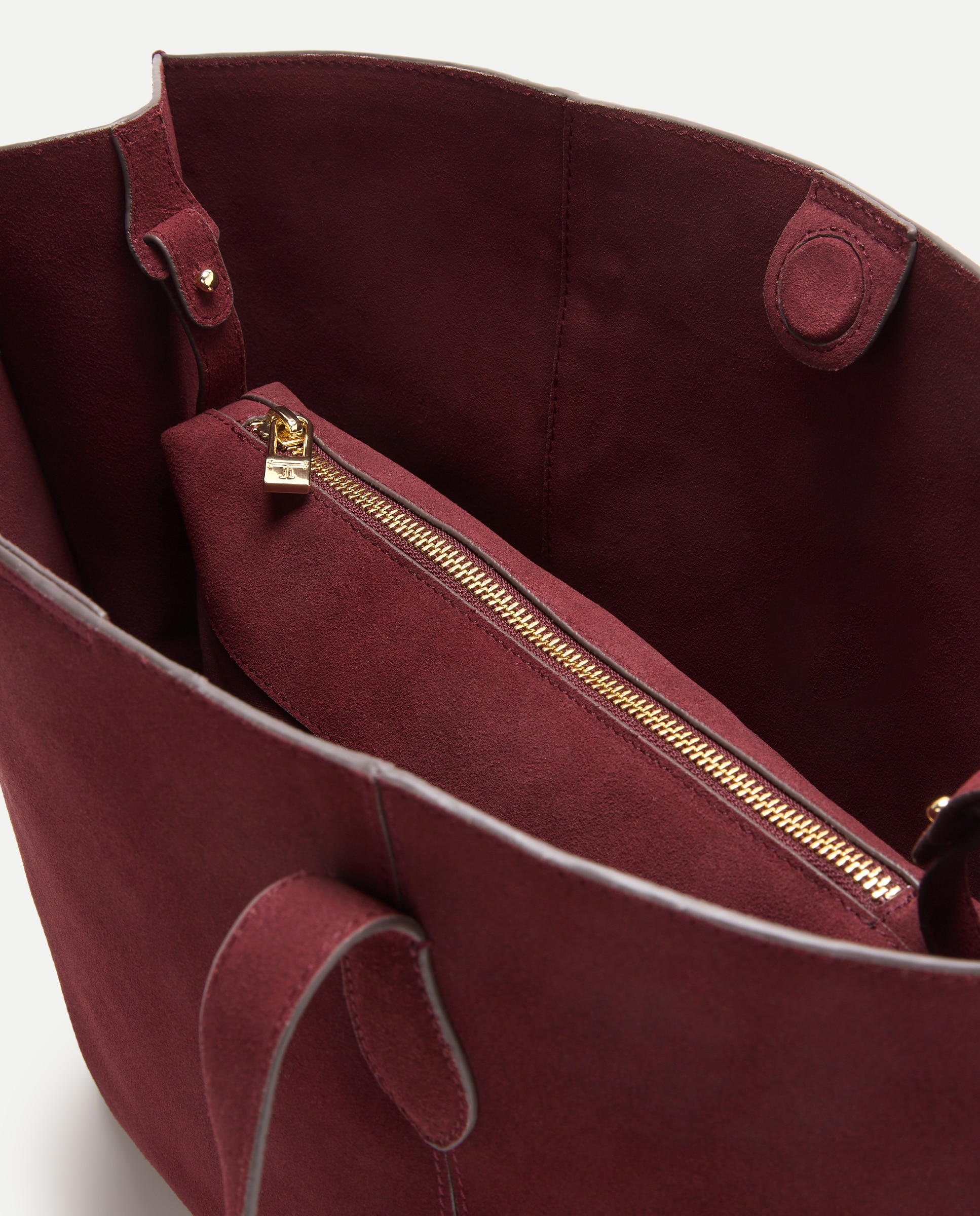 Mala Shopper em Pele Tipo Croute Bordeaux-4