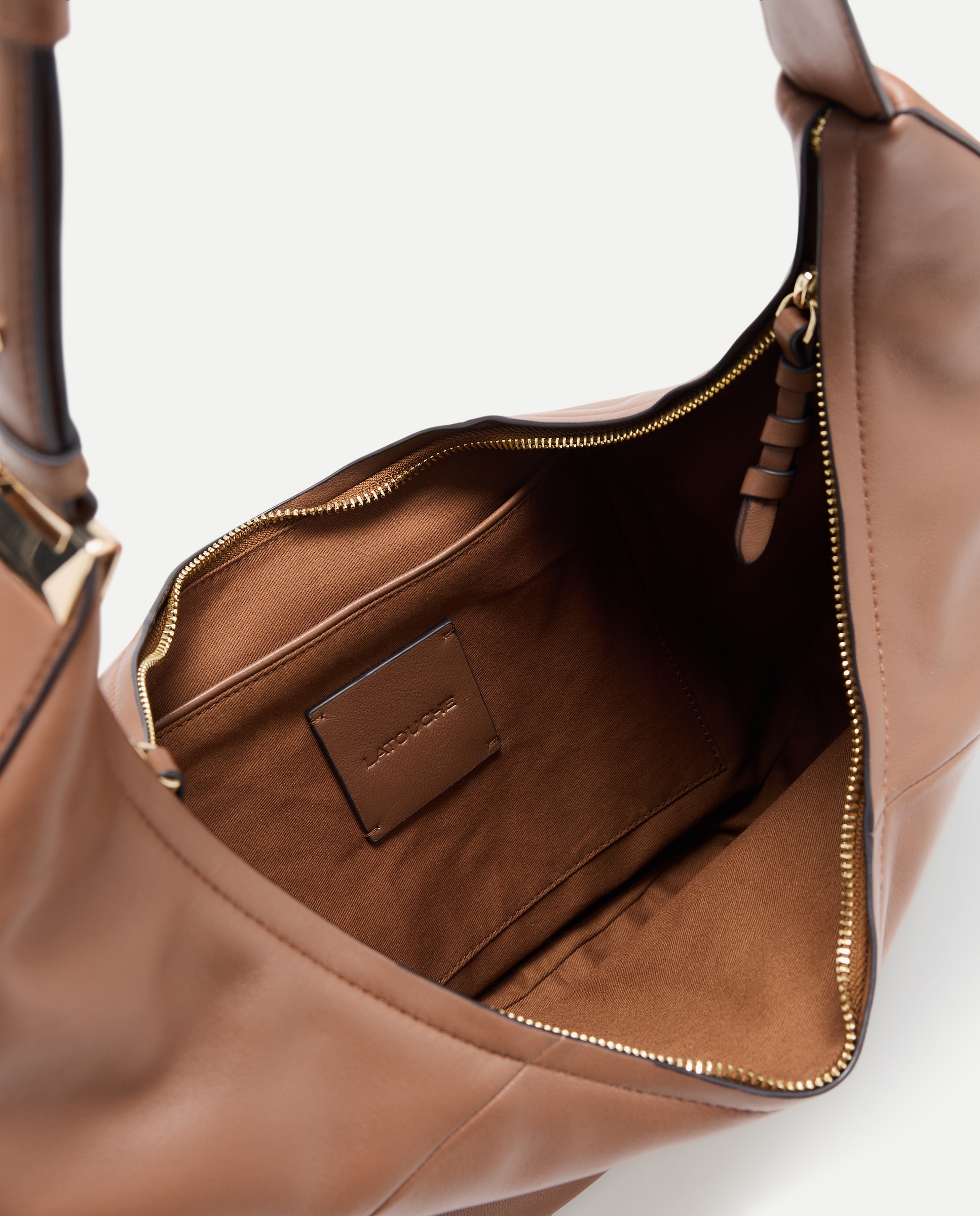 Imagen 4 de Bolso shopper de napa media luna - Latouche - 730 Camel 730 Camel