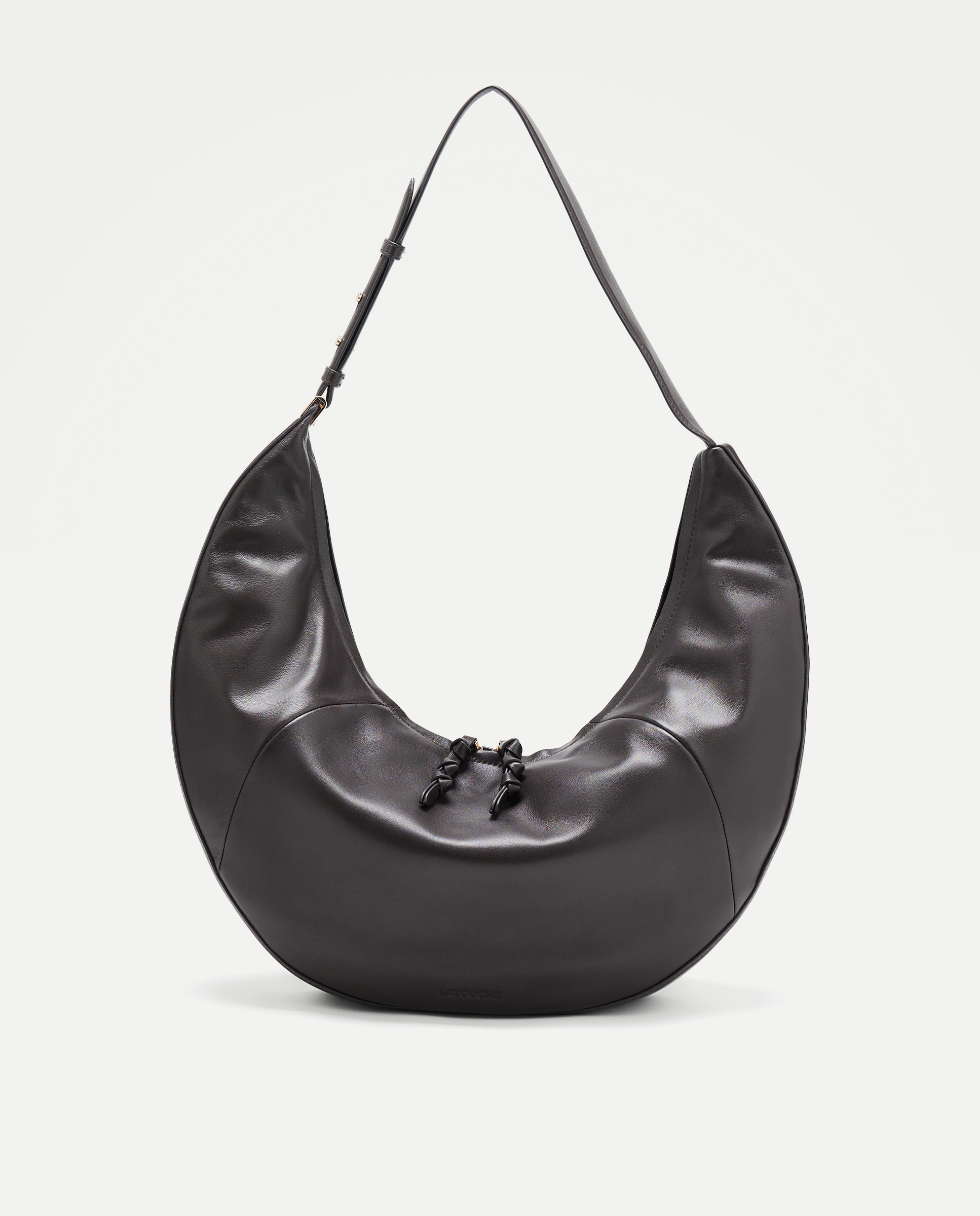 Imagem 0 de Mala Shopper Meia-Lua de Napa