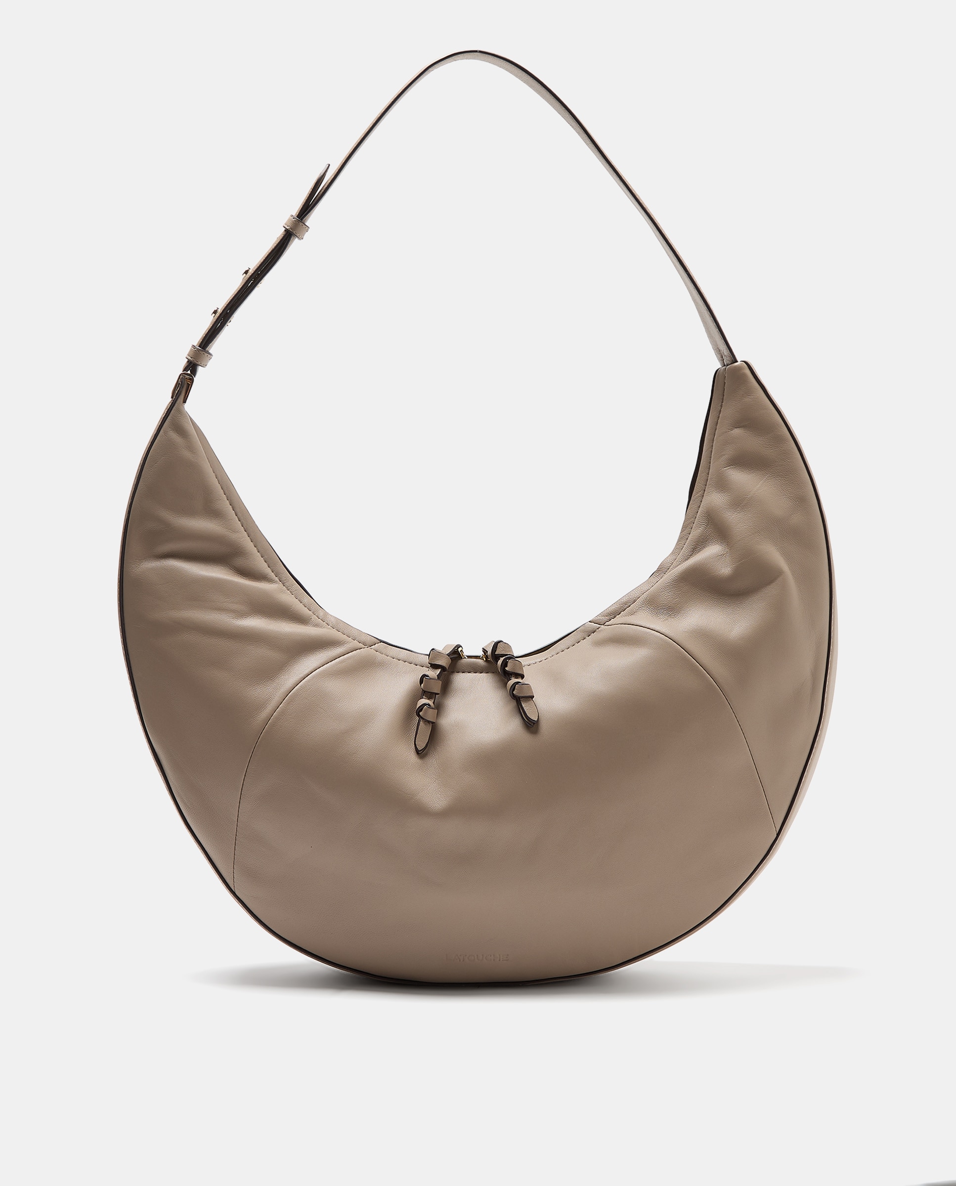 Imagem 0 de Mala Shopper Meia-Lua de Napa