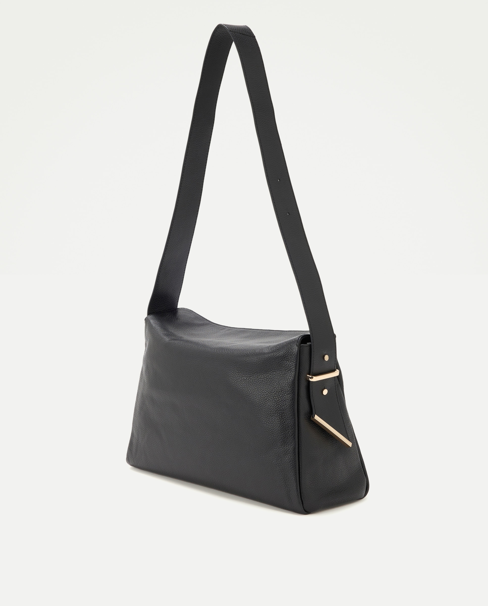 Imagen 2 de Bolso de hombro de piel - Latouche - Negro Negro