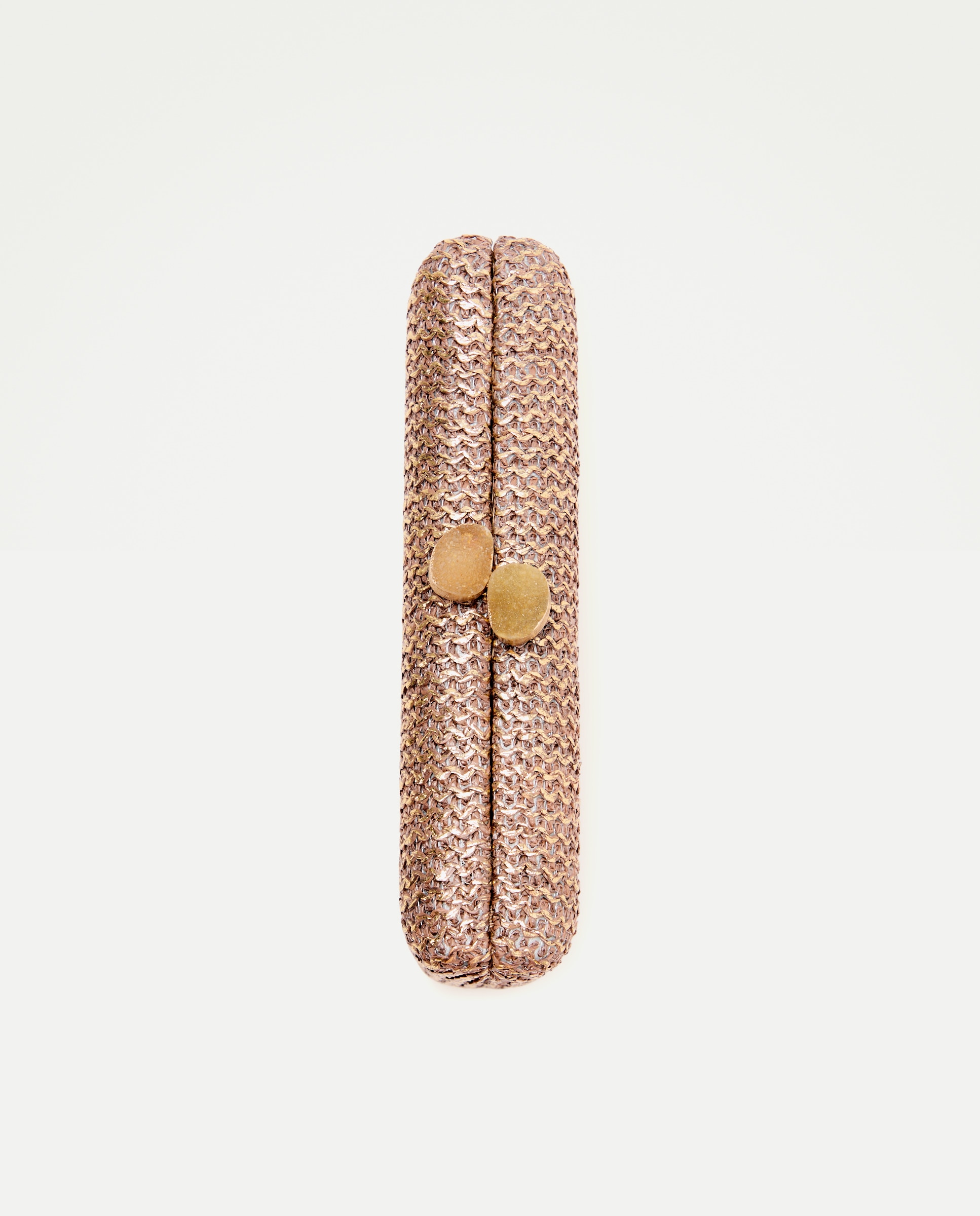 Mala Clutch com Brilho e Pregadeira de Pedra Chocolate-4