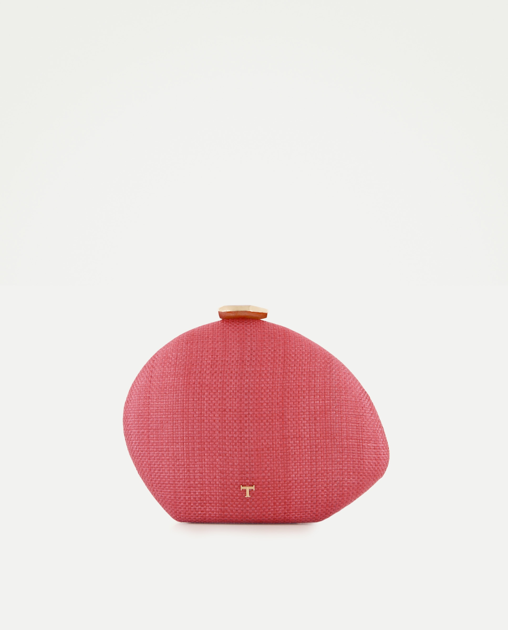 Imagem 0 de Mala Clutch Oval com Joia