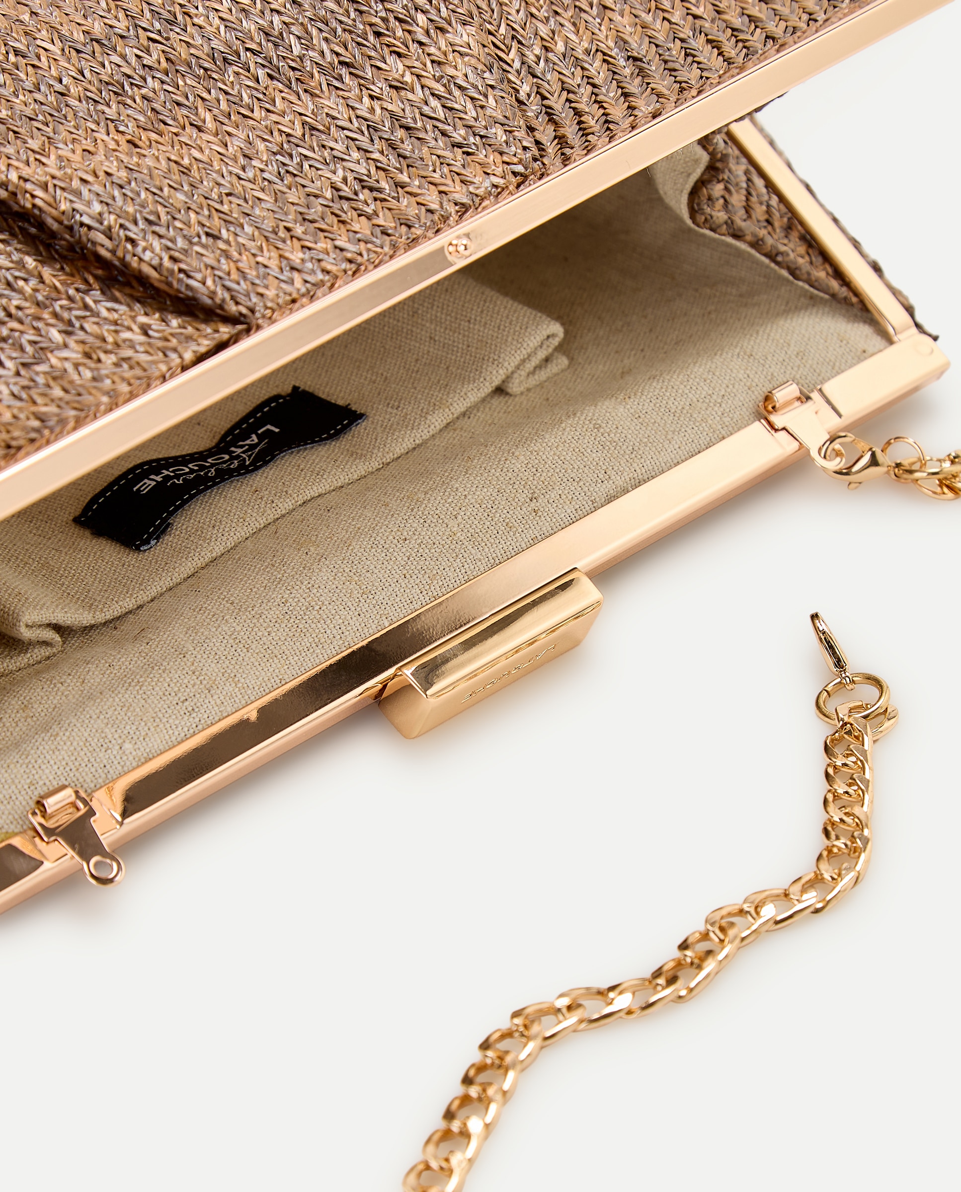 Mala Clutch de Festa 790 Bronze-3