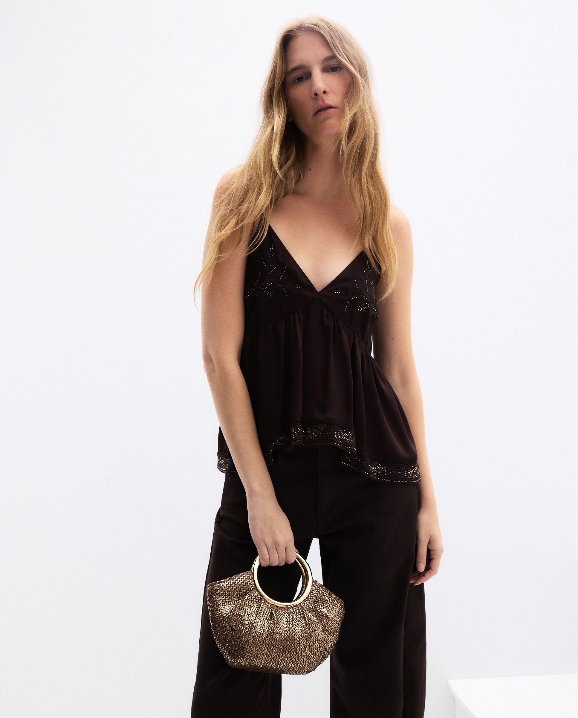 Bolso de fiesta asa redonda - Latouche - 790 Bronce 790 Bronce-7