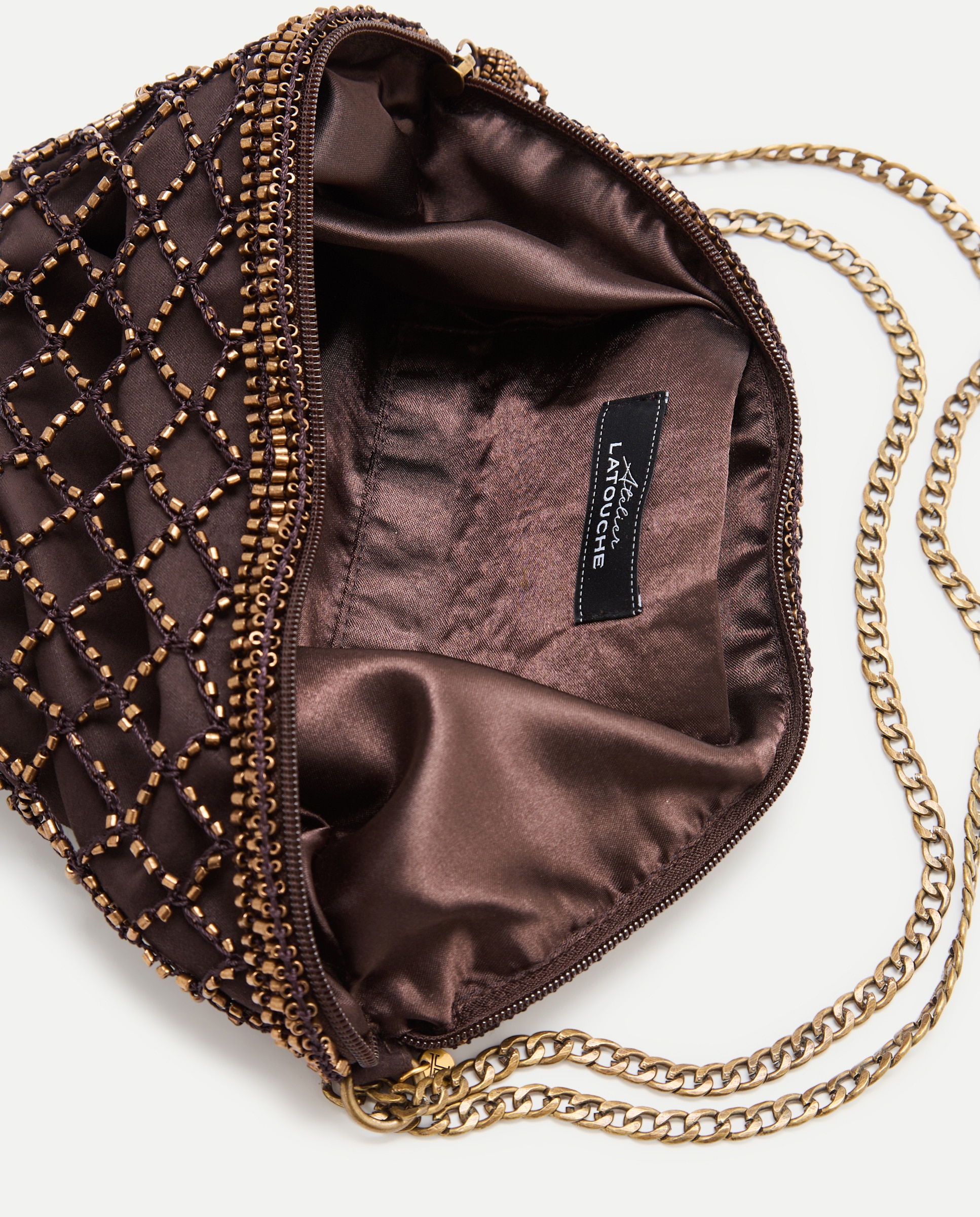 Mala Hobo com Pompom Chocolate-5
