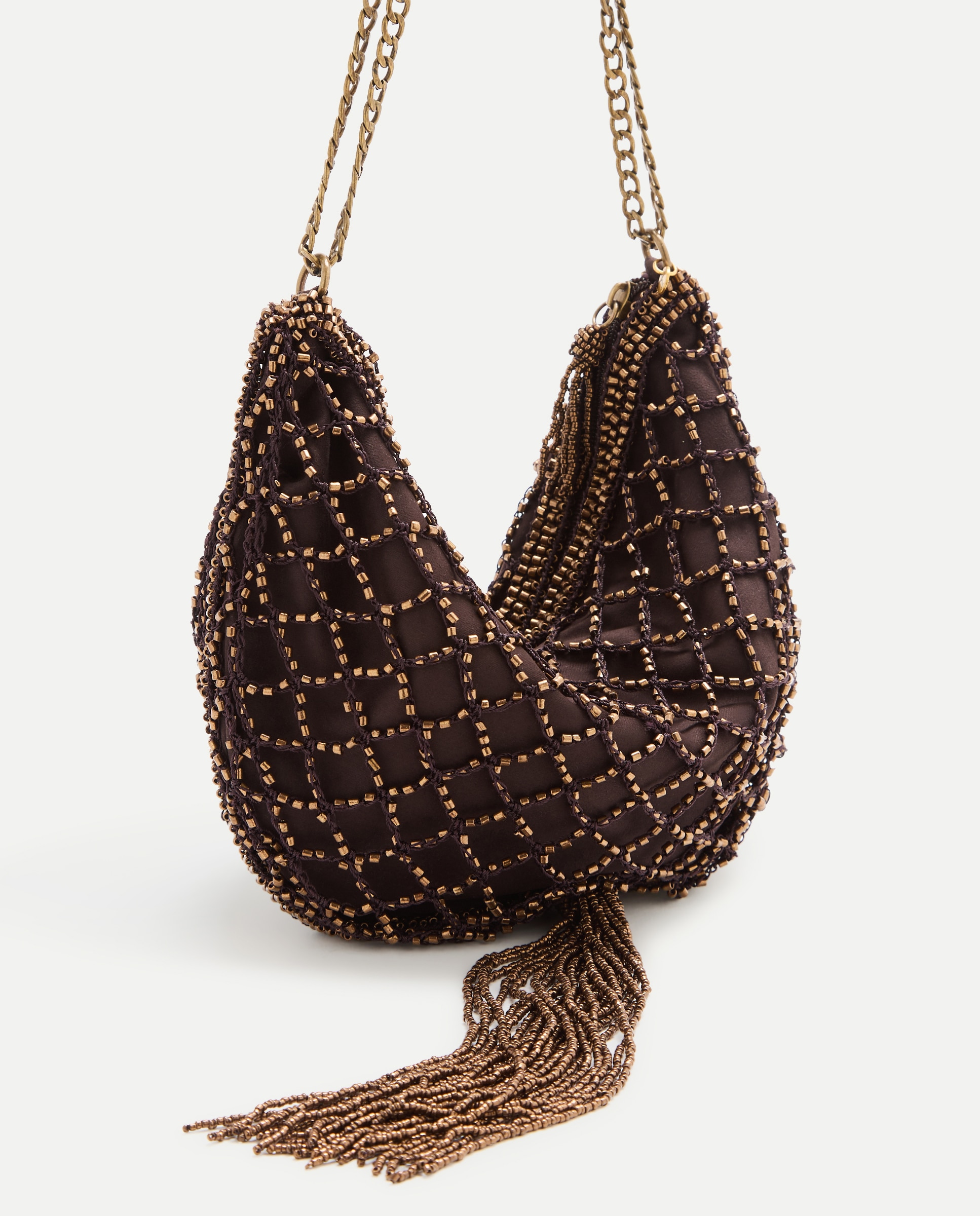 Mala Hobo com Pompom Chocolate-6