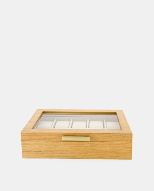 Imagem 0 de Guarda-Joias de Madeira com Porta-Relógios