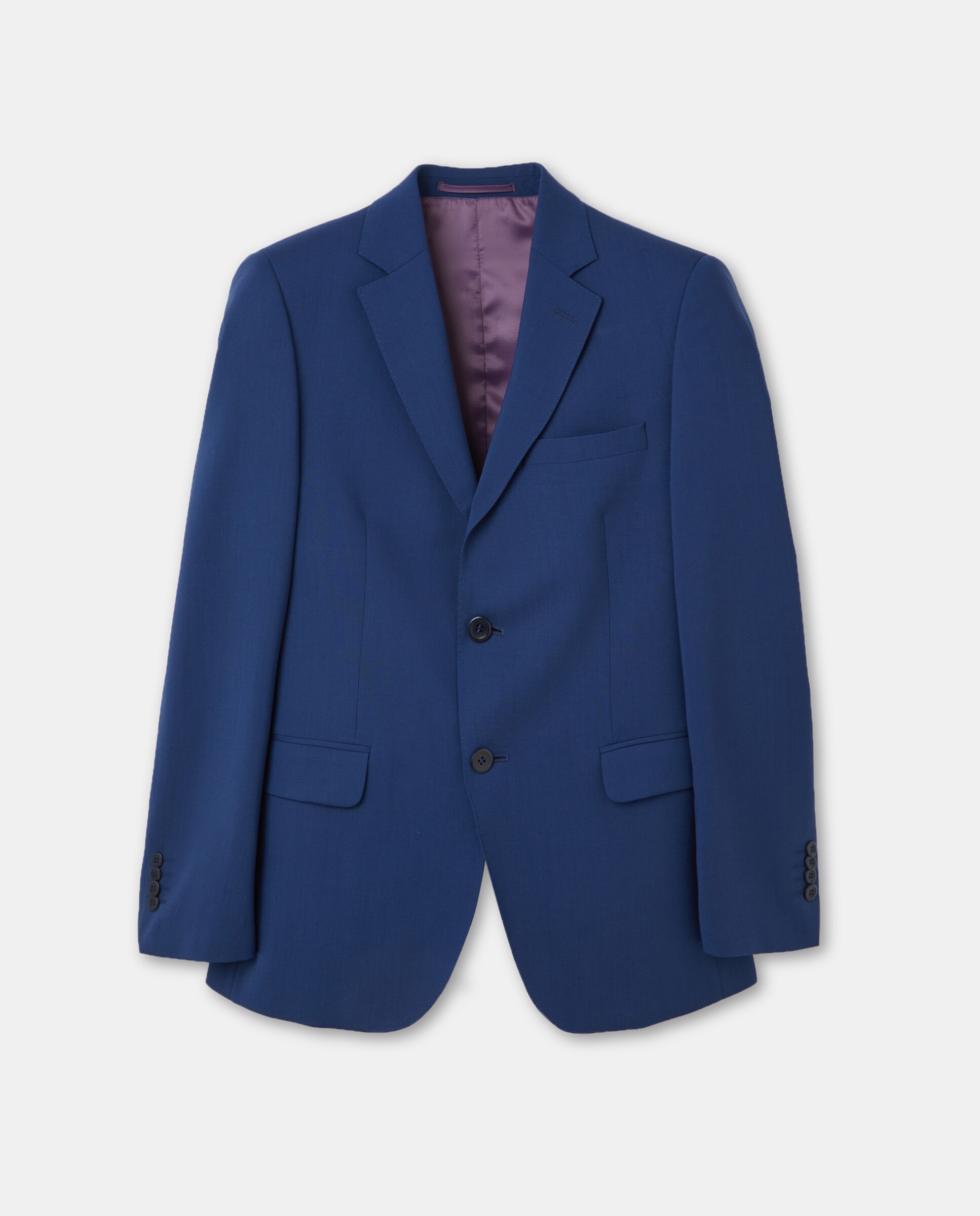 Blazer de Lã Azul-índigo-1