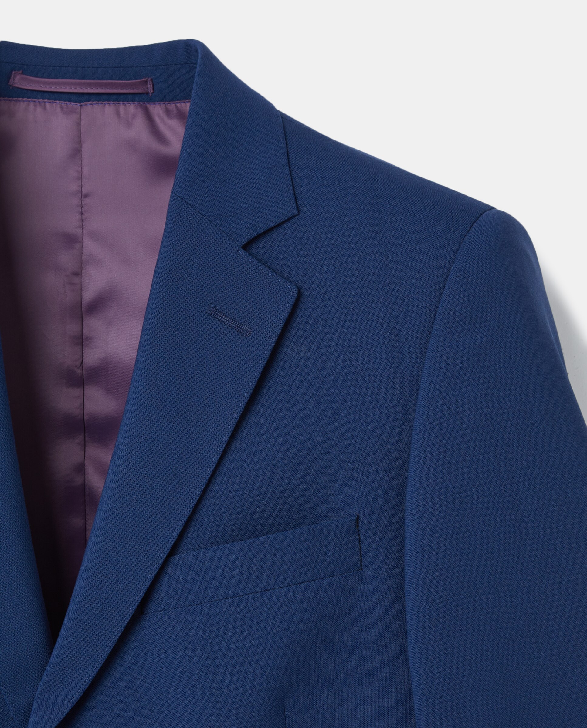 Blazer de Lã Azul-índigo-2