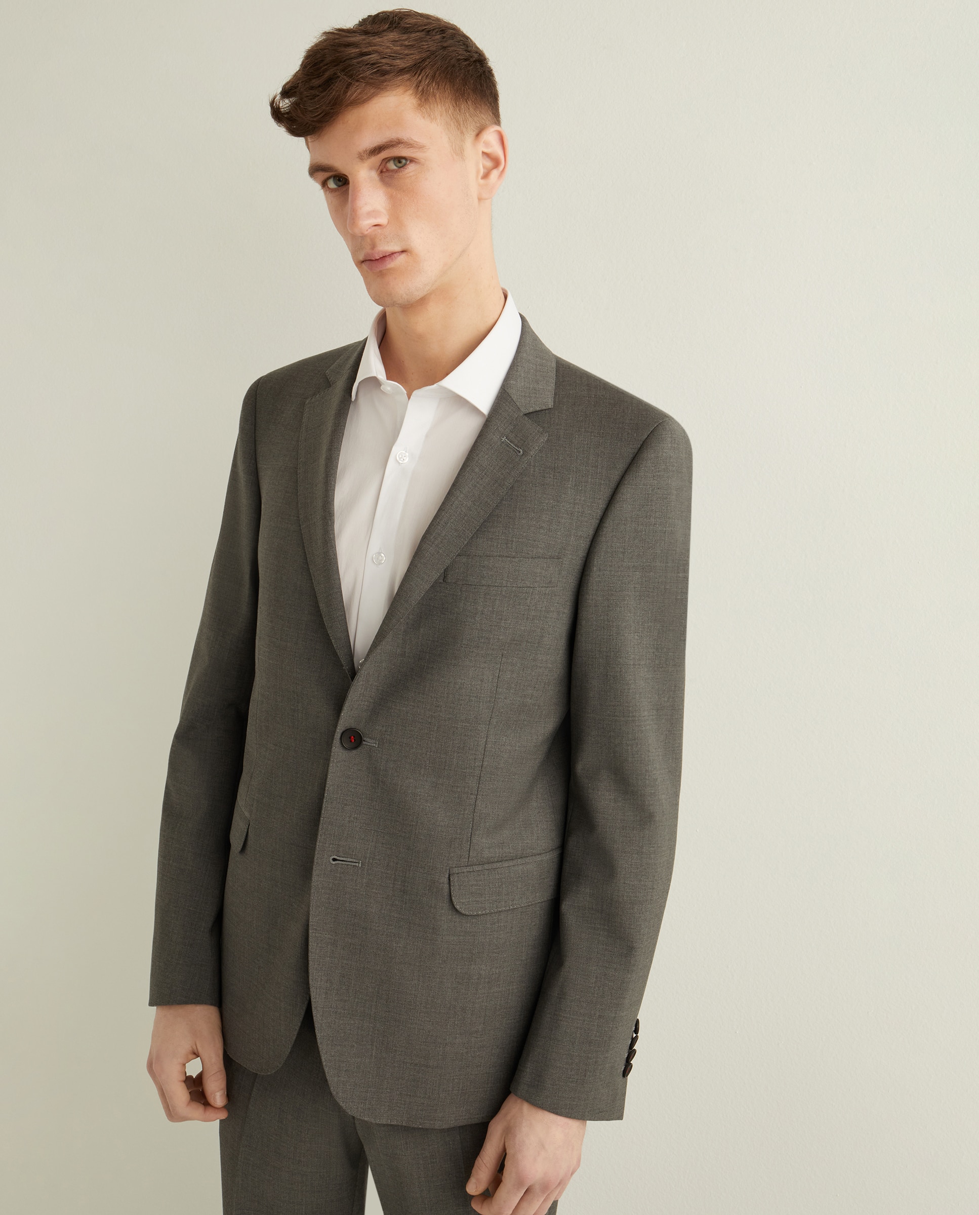 Americana de hombre en lana - Florentino - Gris Gris-2