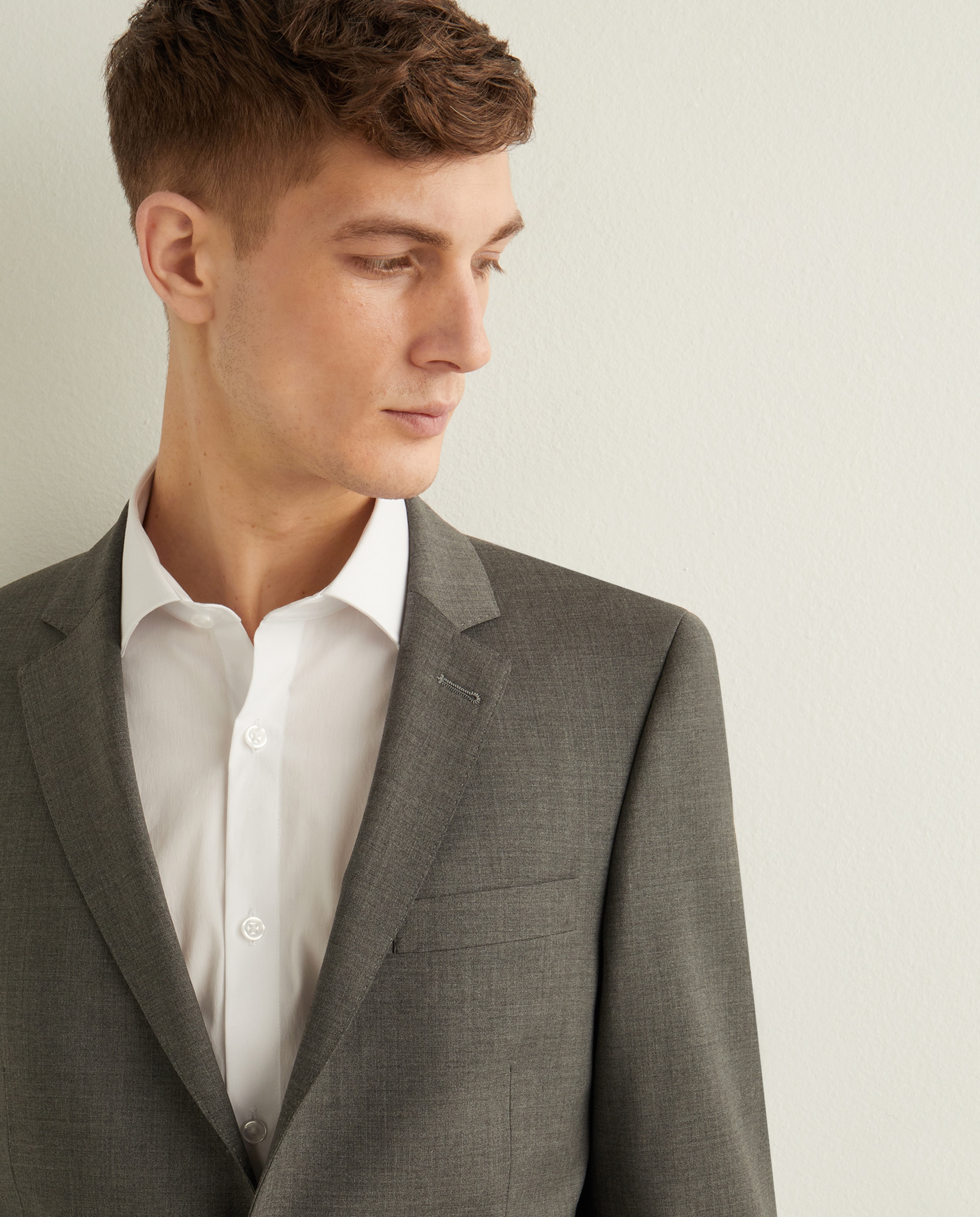 Americana de hombre en lana - Florentino - Gris Gris-3