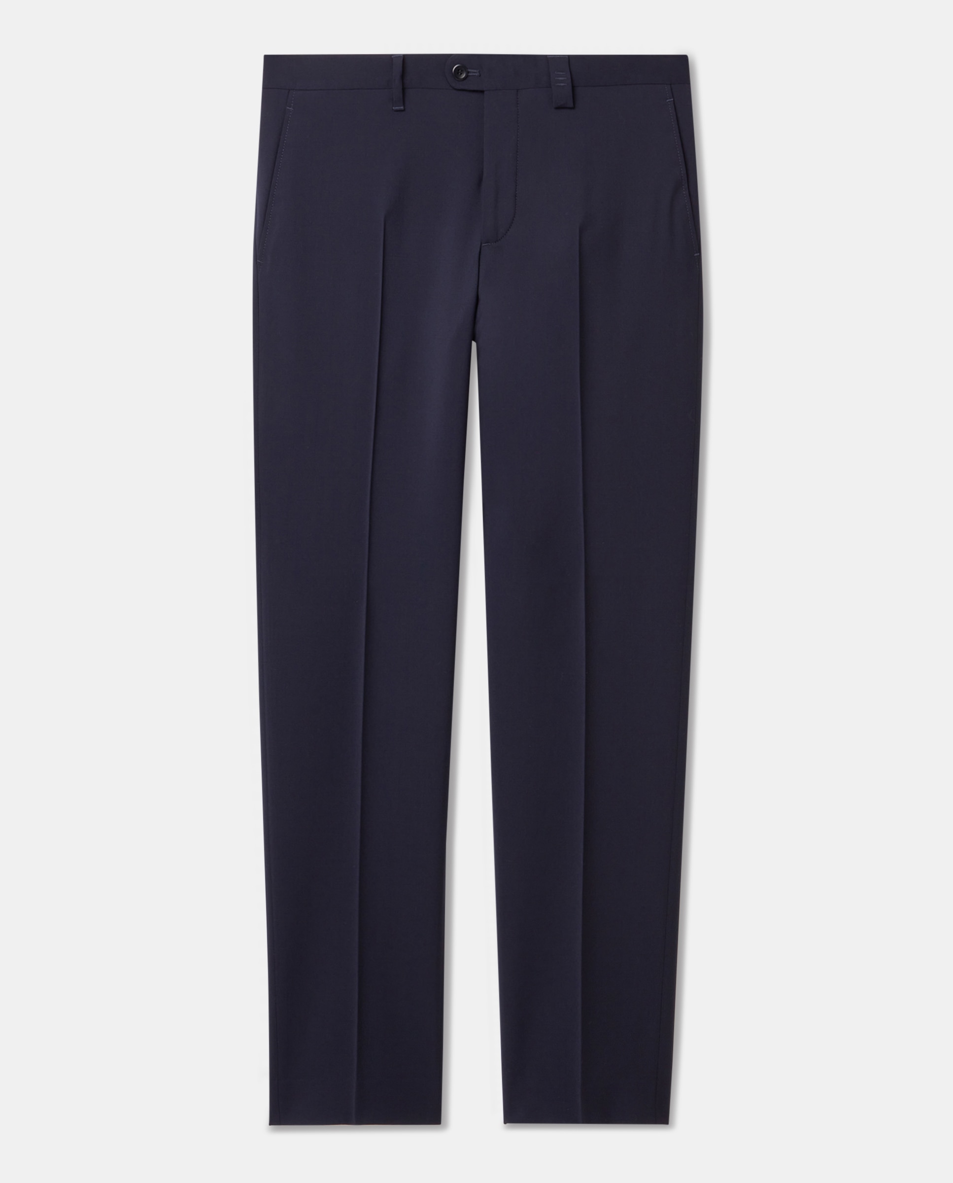 Calças de homem elegantes Azul-marinho-1