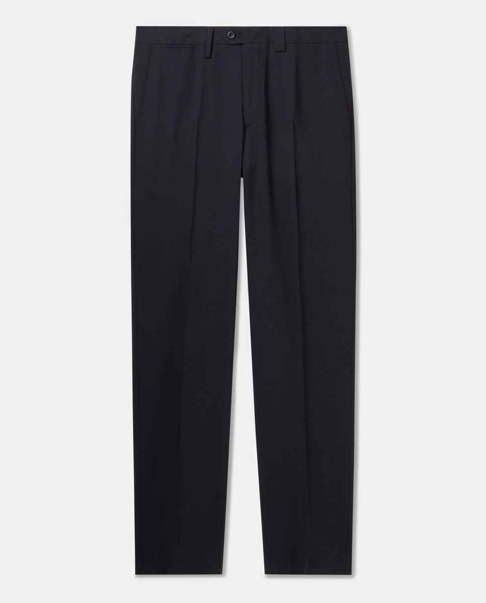 Calças de homem elegantes Azul-marinho-4