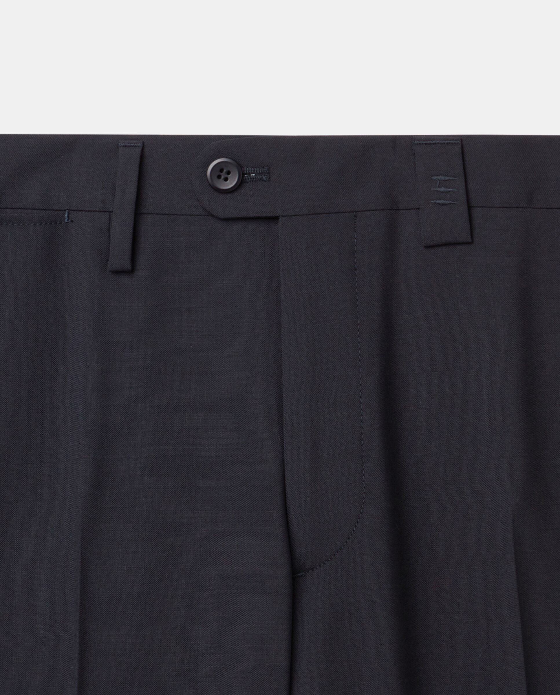 Calças de homem elegantes Azul-marinho-5