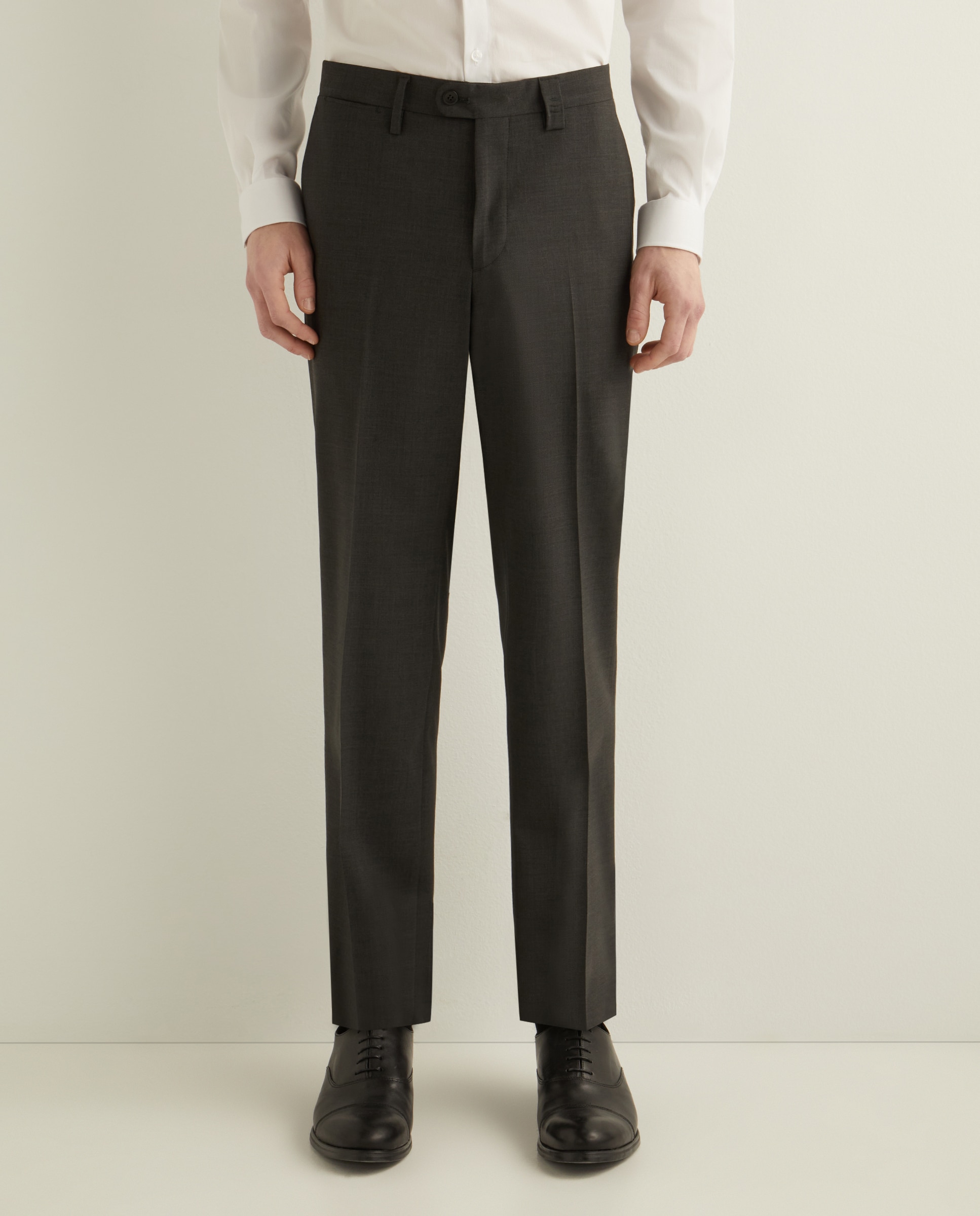 Calças de homem elegantes Cinzento-escuro-2