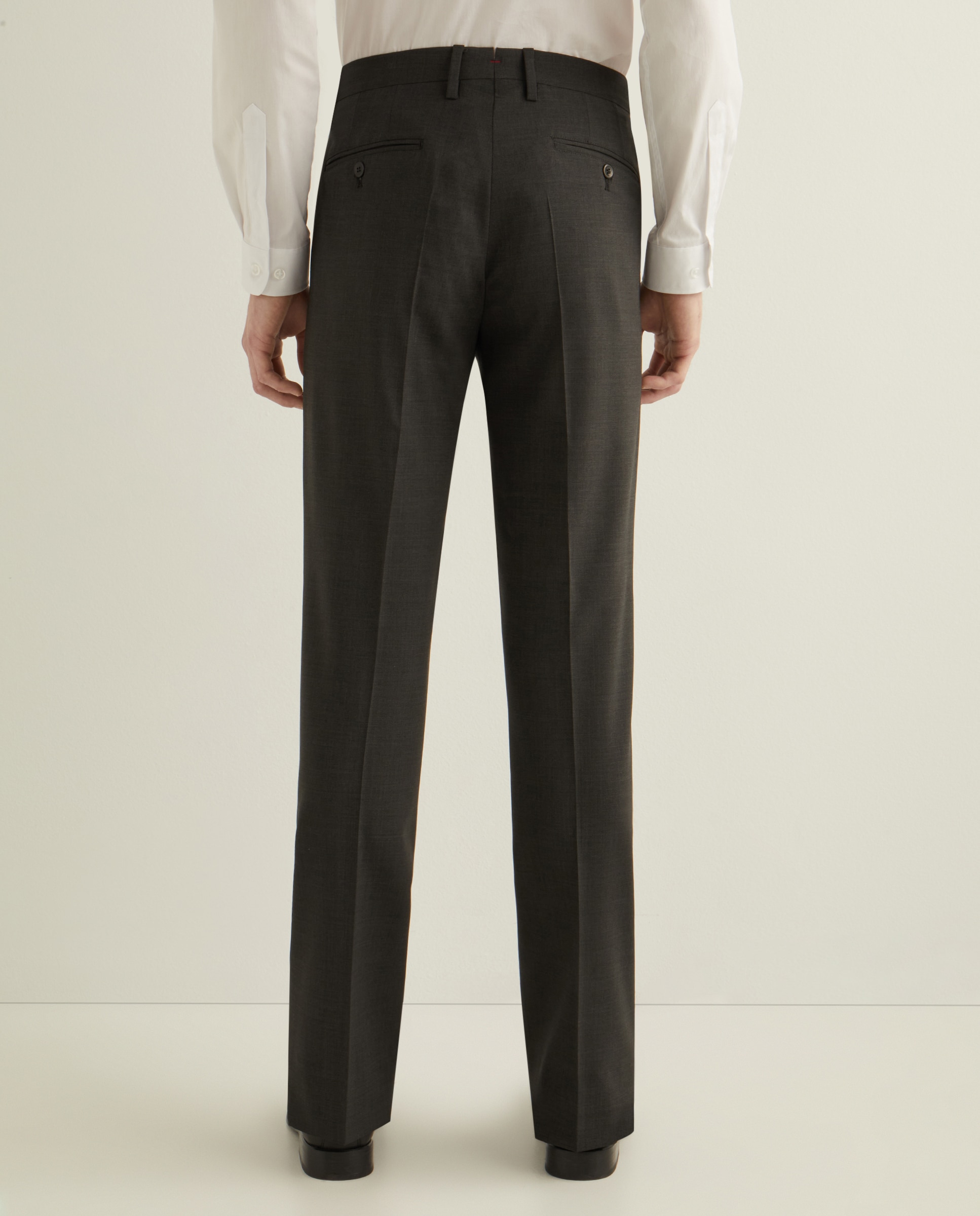 Calças de homem elegantes Cinzento-escuro-6
