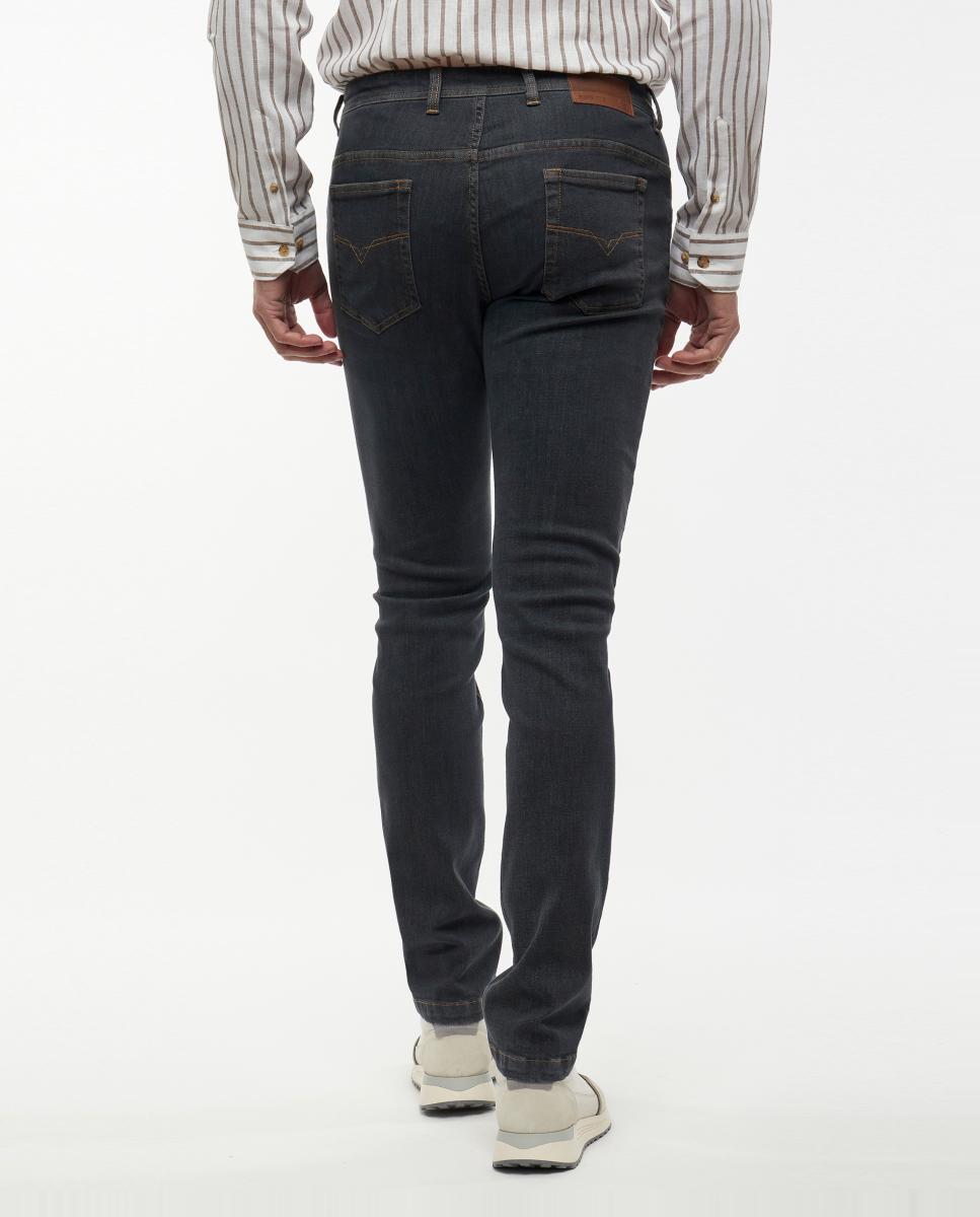 Jeans Slim Fit Cinzento-2