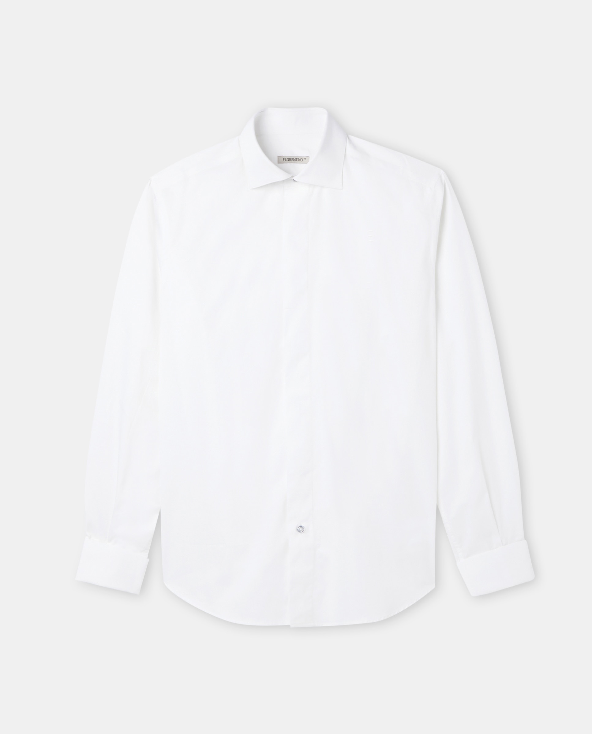Camisa de Algodão Regular Fit Branco-1