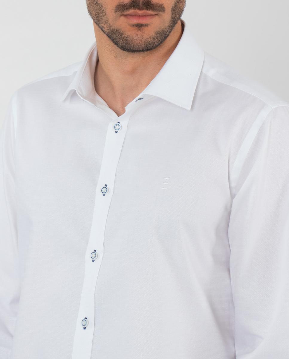 Camisa slim Branco-3