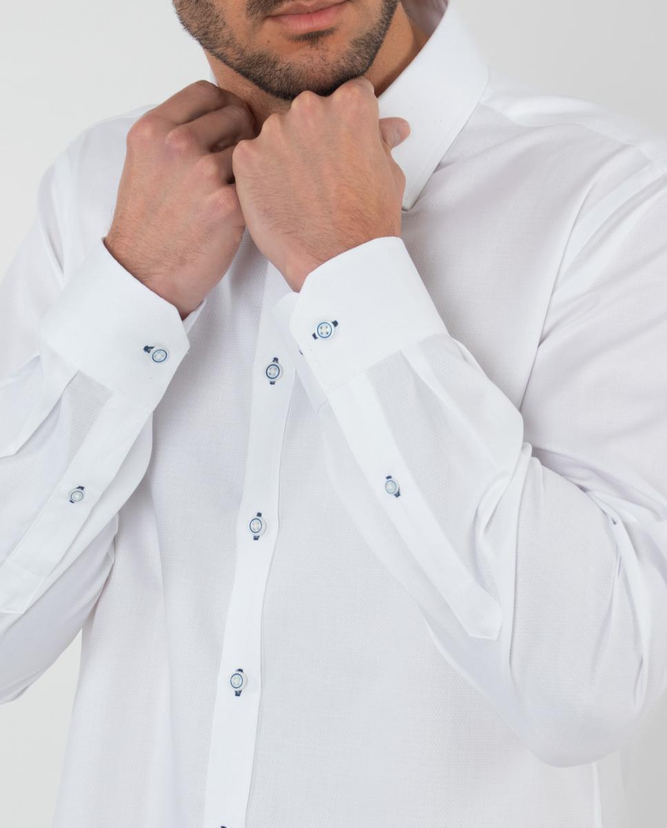 Camisa slim Branco-4