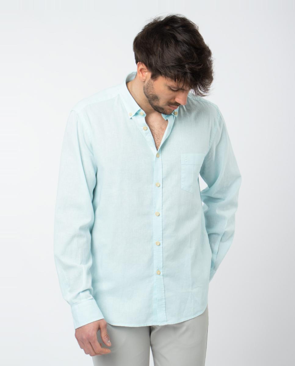 Florentino - Camisa de hombre sport lisa.
