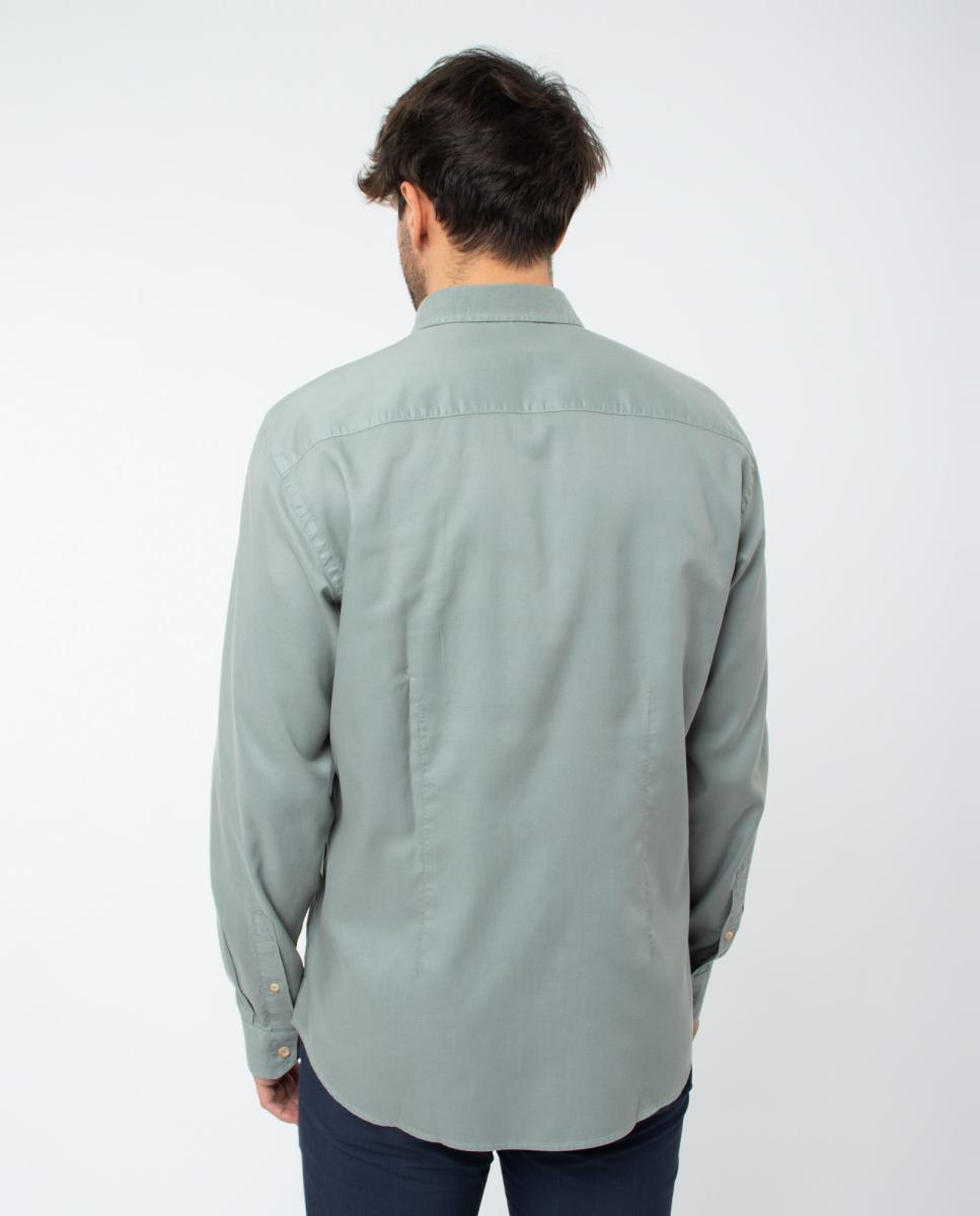 Camisa Oxford Verde-2