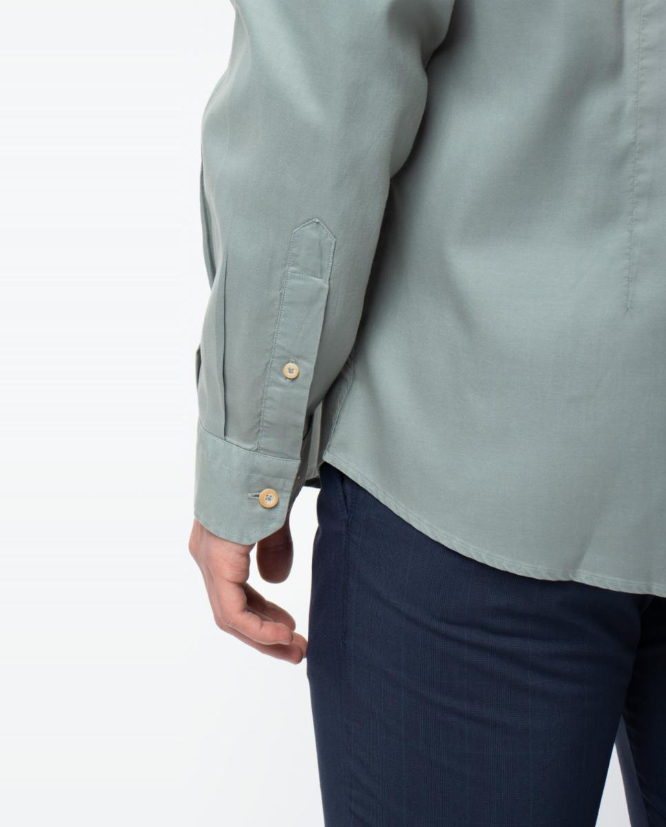 Camisa Oxford Verde-4