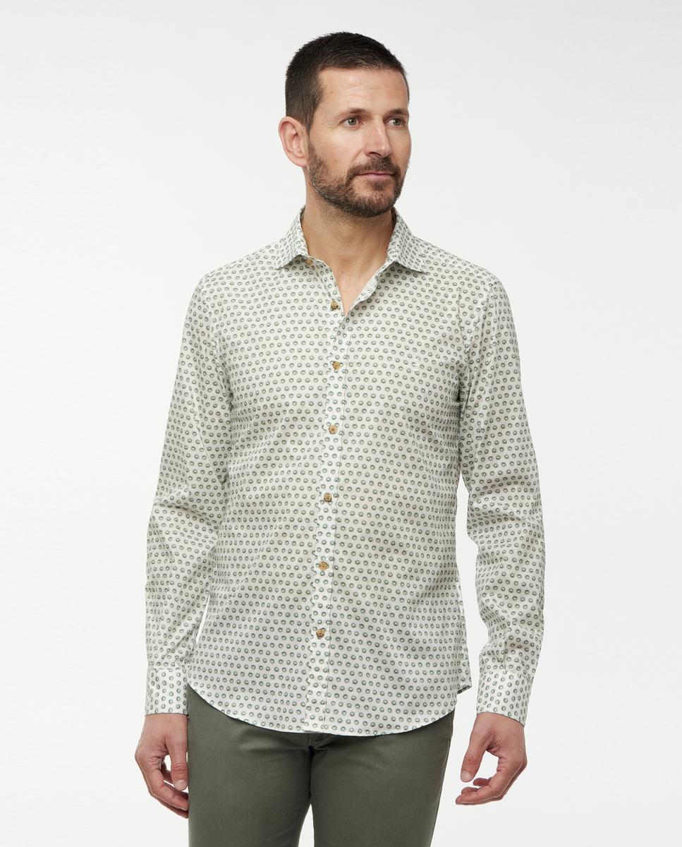 Imagem 0 de Camisa com Estampado Geométrico