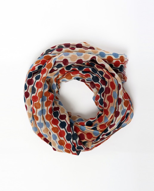 Imagen 0 de Fular de hombre estampado guirnalda