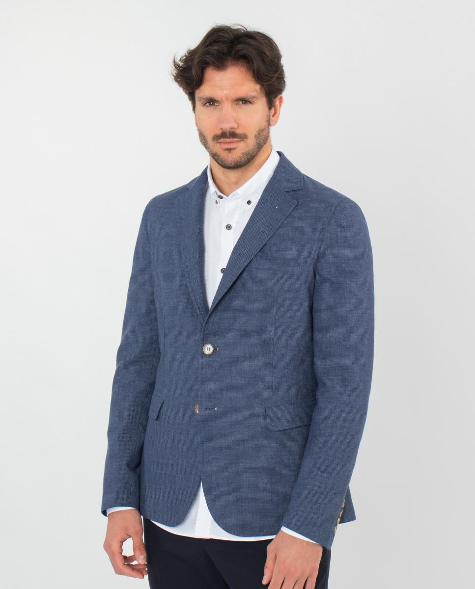 Florentino - Chaqueta de hombre micro pata de gallo.