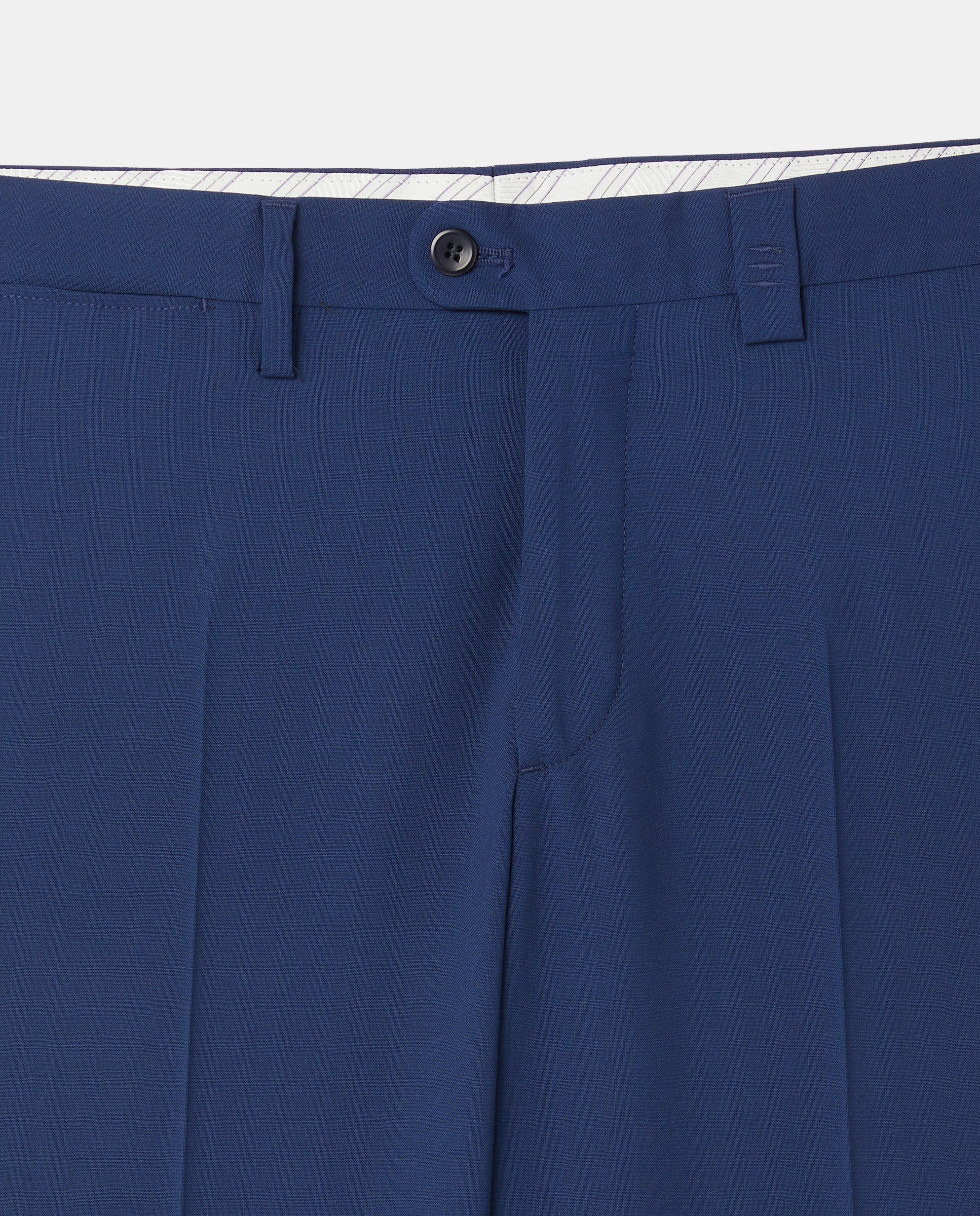 Calças de homem elegantes Azul-2