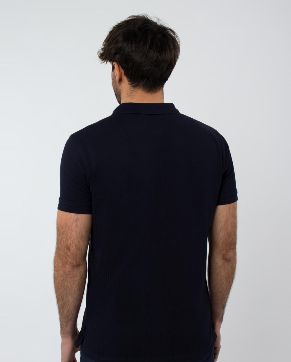 Polo de Estrutura Azul-marinho-2