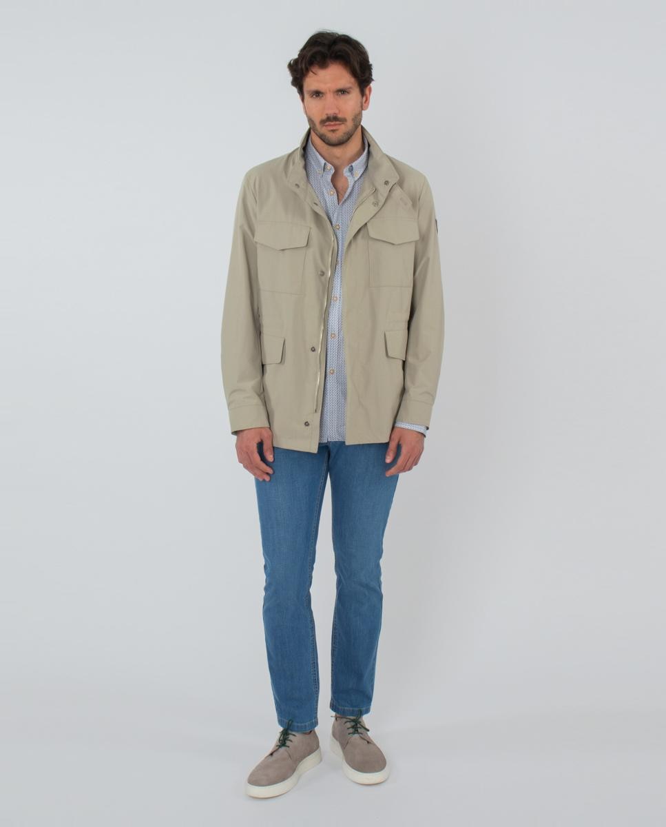 Parka Regular Castanho-claro-8