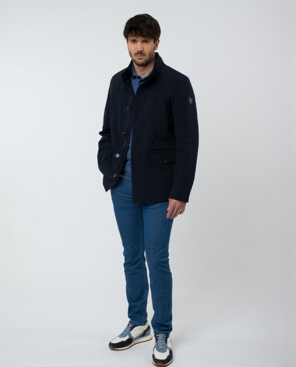 Parka Técnica Azul-5